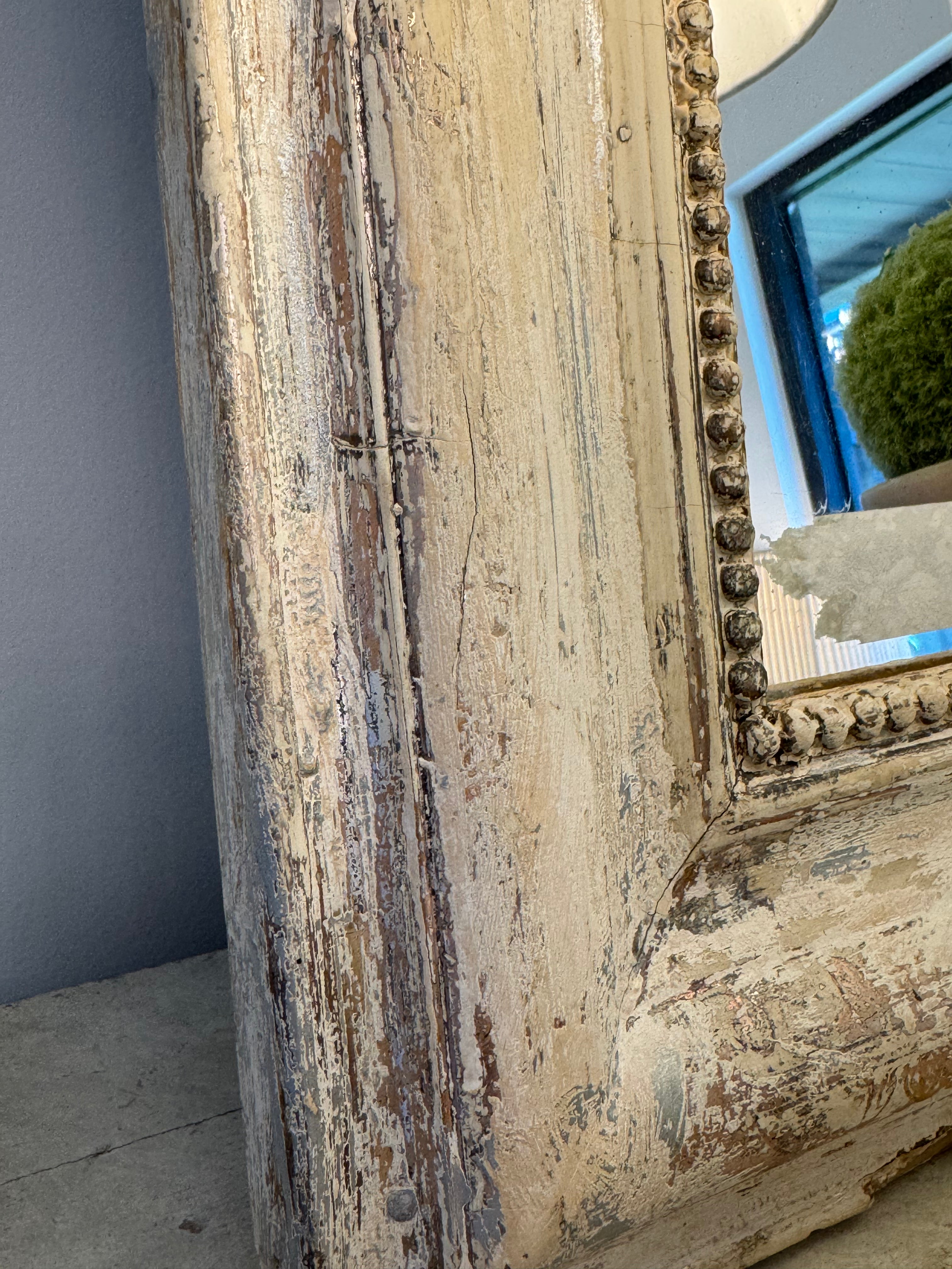 White Louie Philippe Antique Mirror