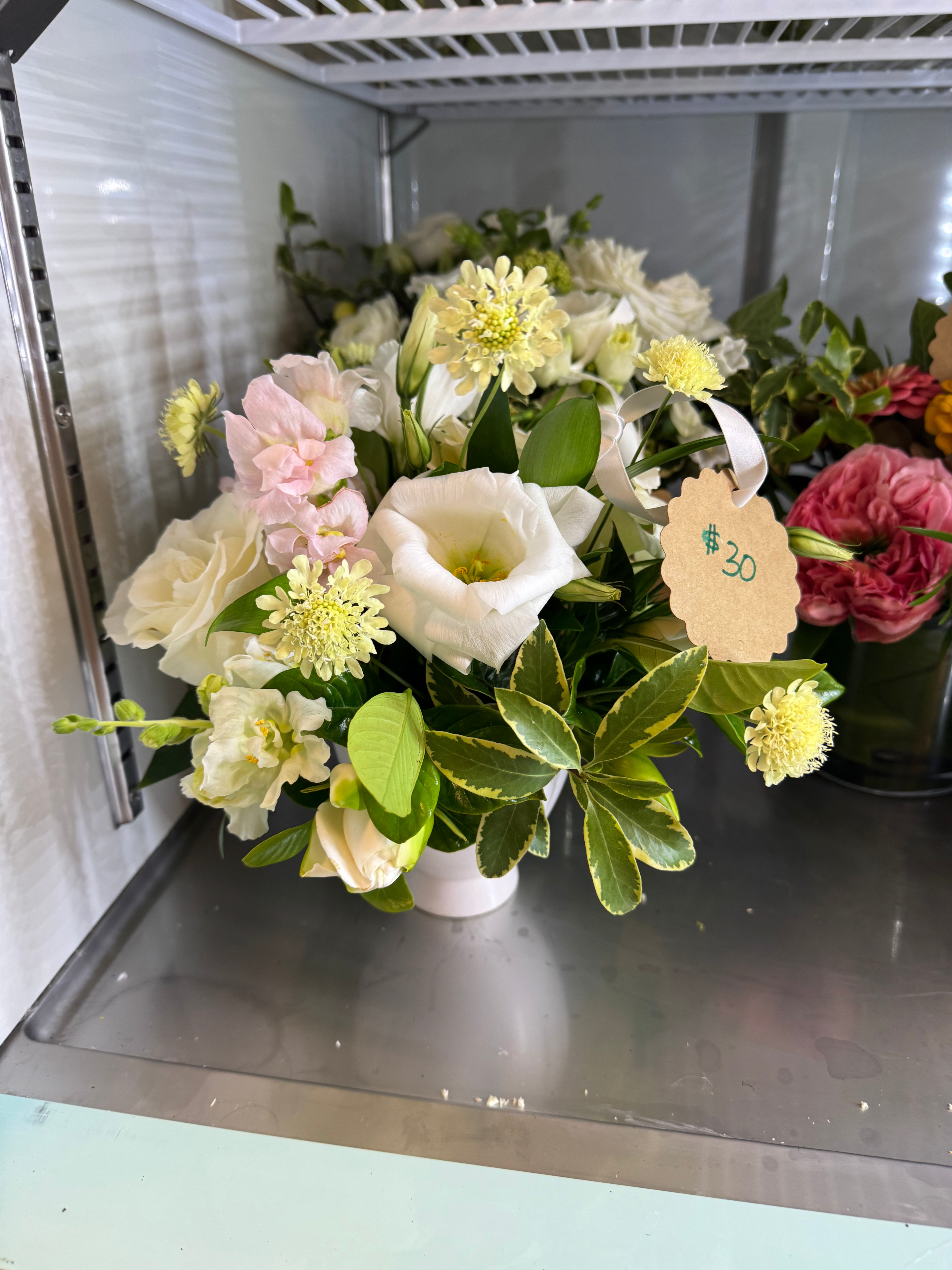 Small Bud Vase with Florals