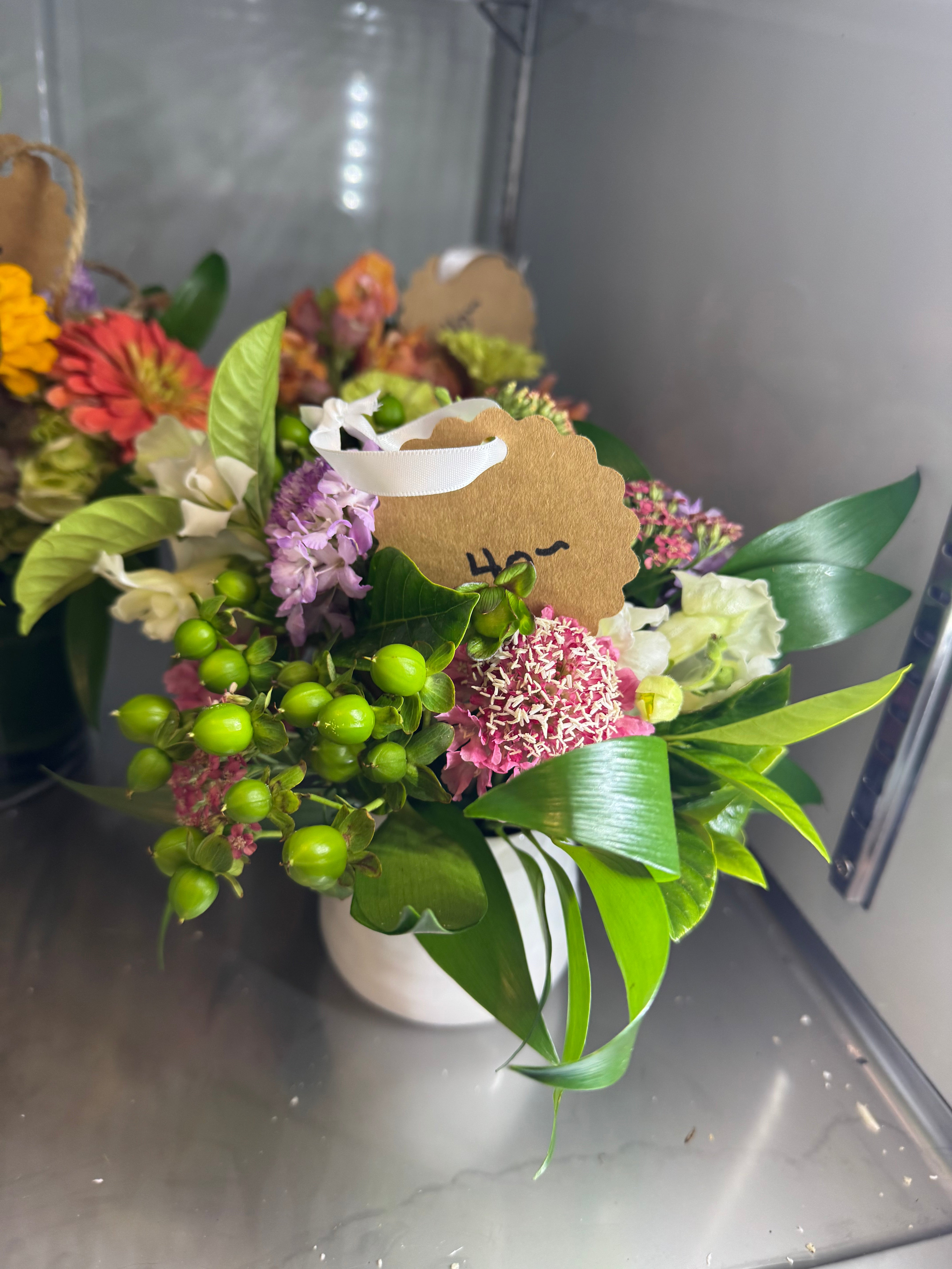 Small Vase with Florals