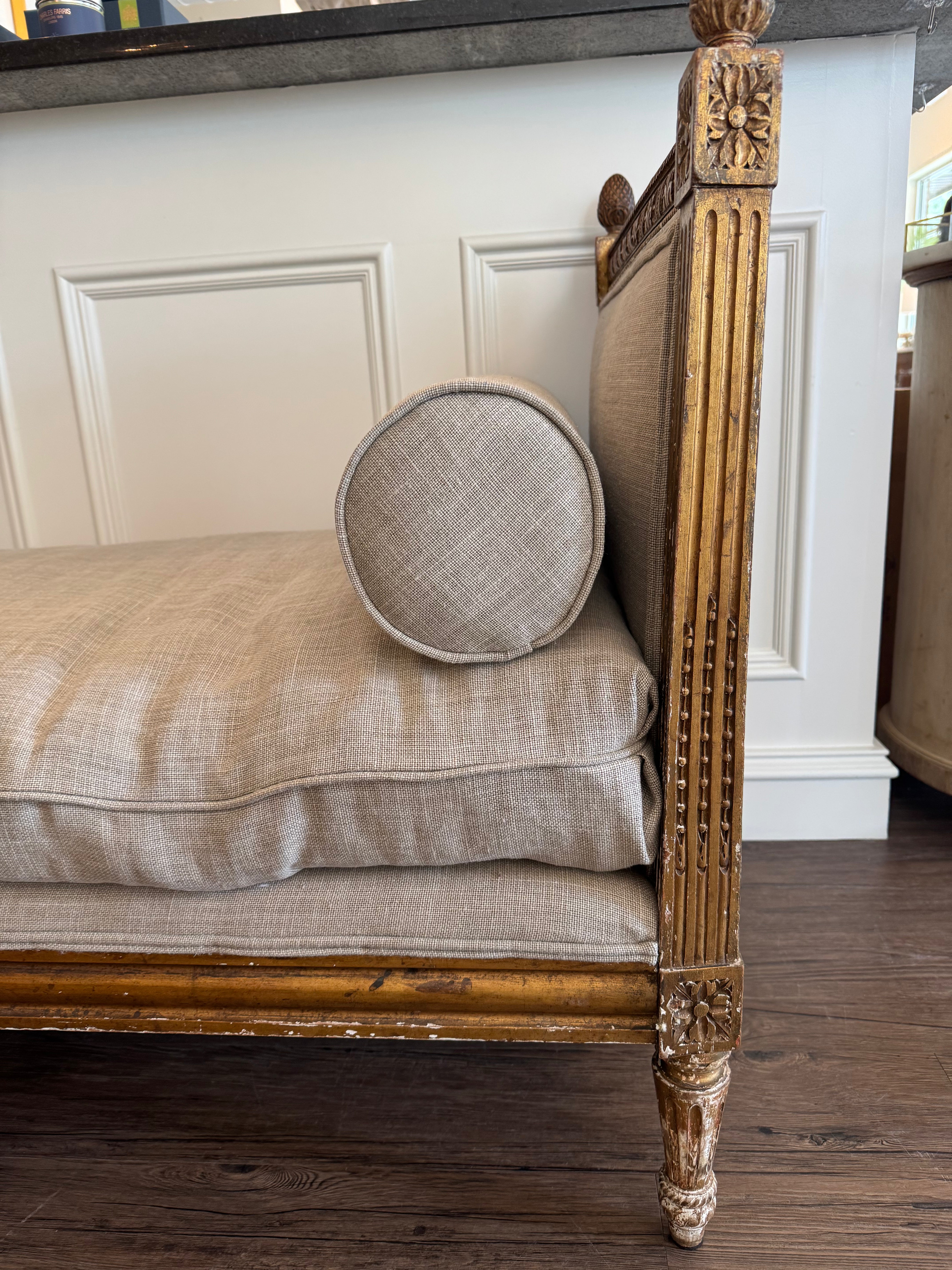 Antique Upholstered Daybed