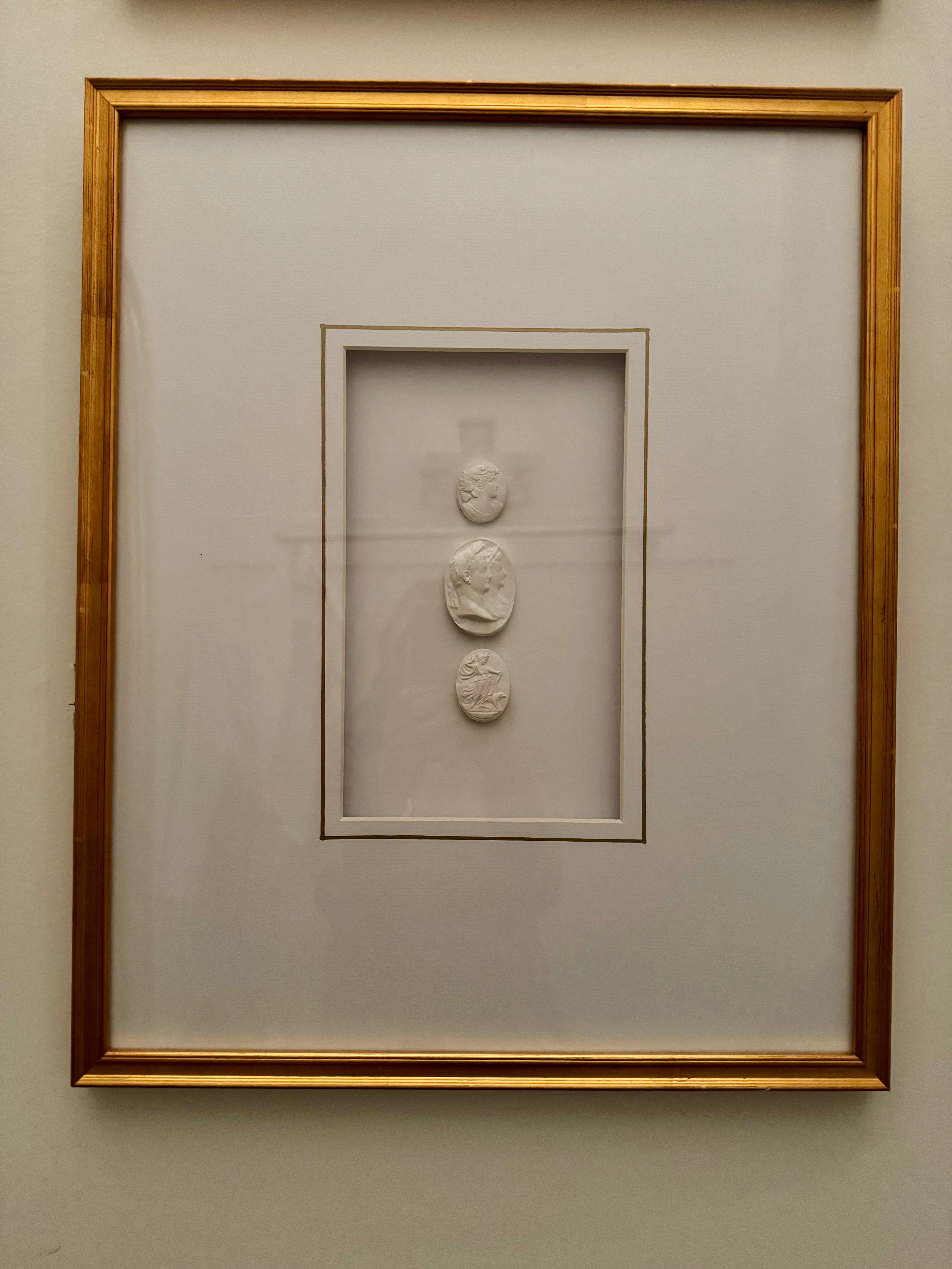 Framed Triple Intaglios