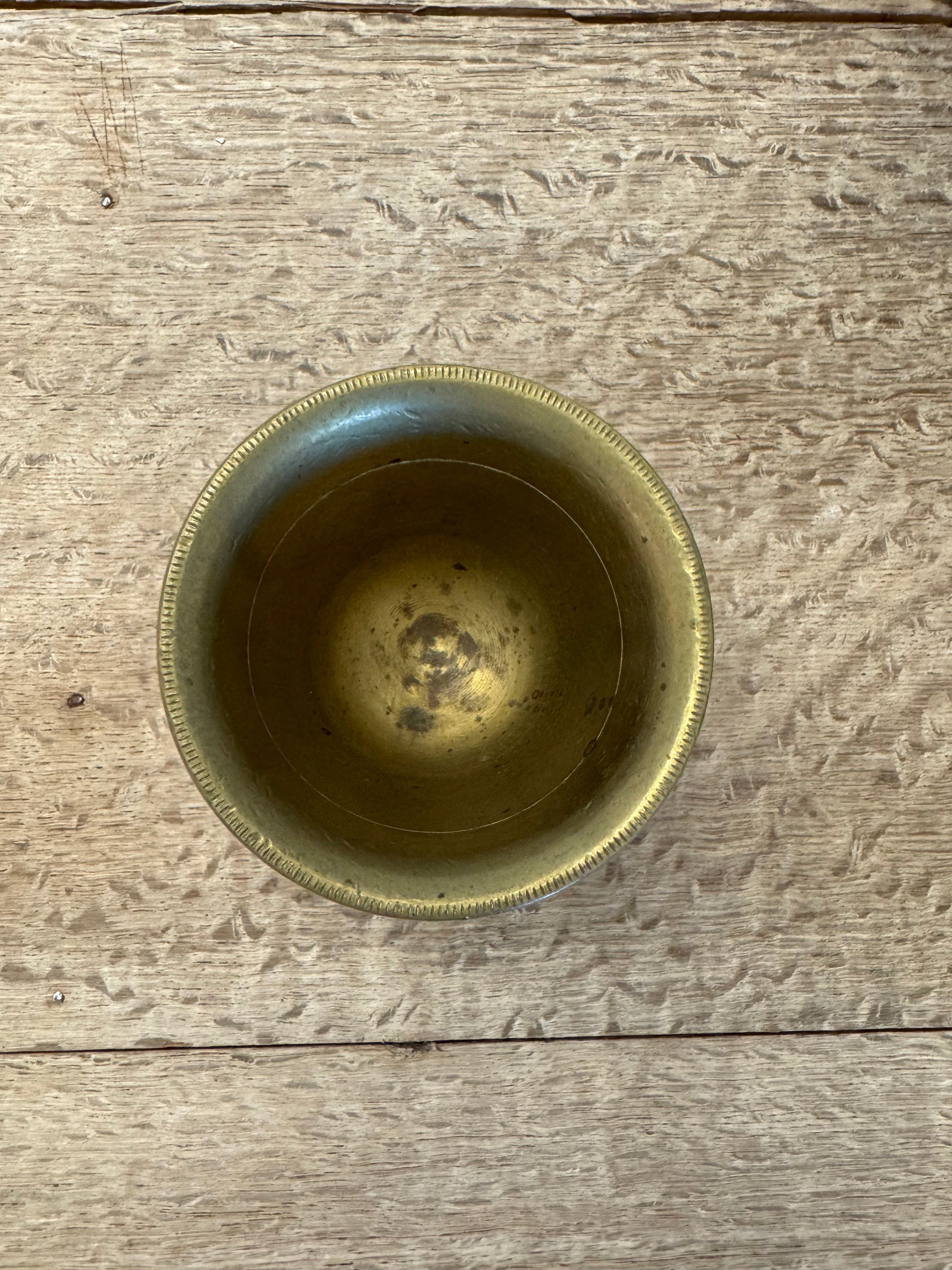 Vintage Brass Cup