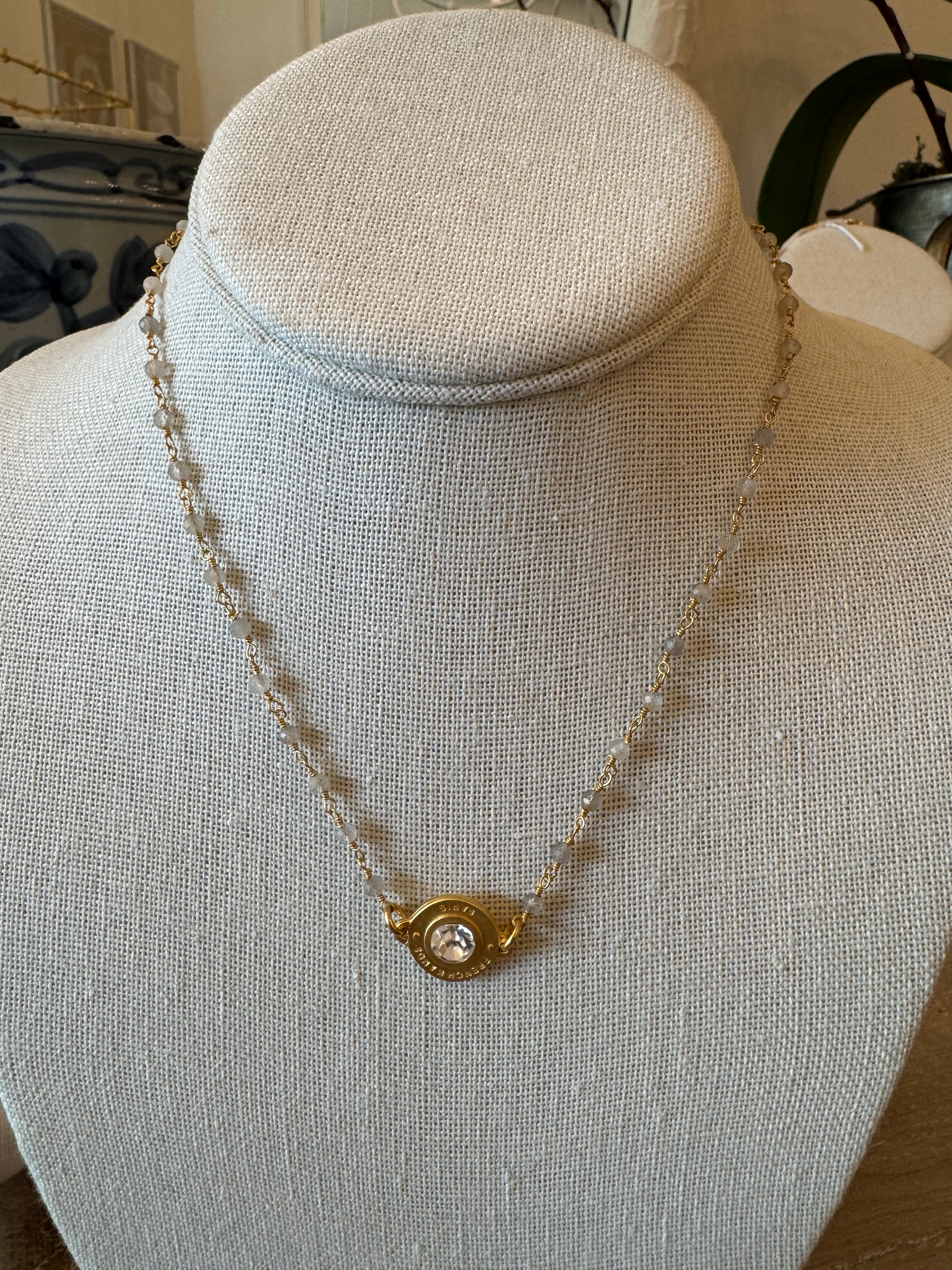 Juno Necklace With Crystal