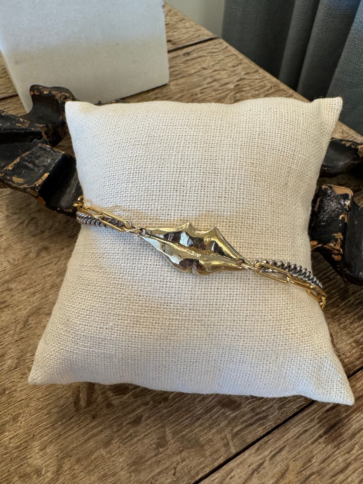Lips Charm Double Chain Bracelet