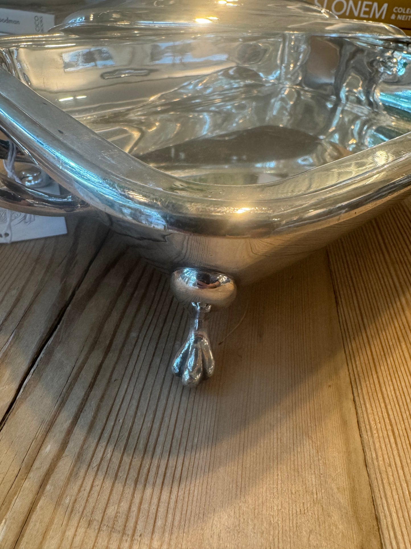 Silver Plated Covered and Footed Serving Dish