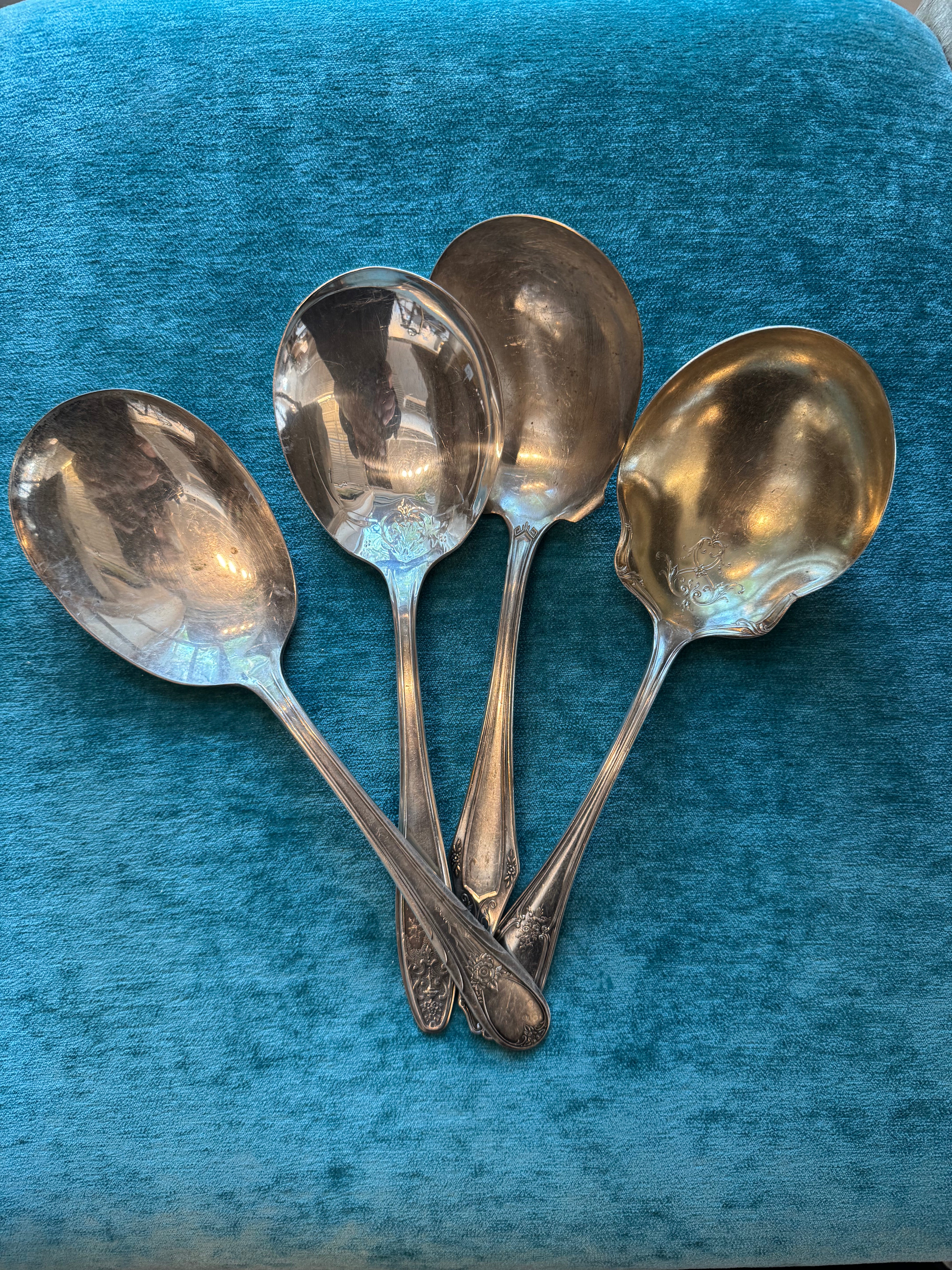 Silver Plated Serving Spoons
