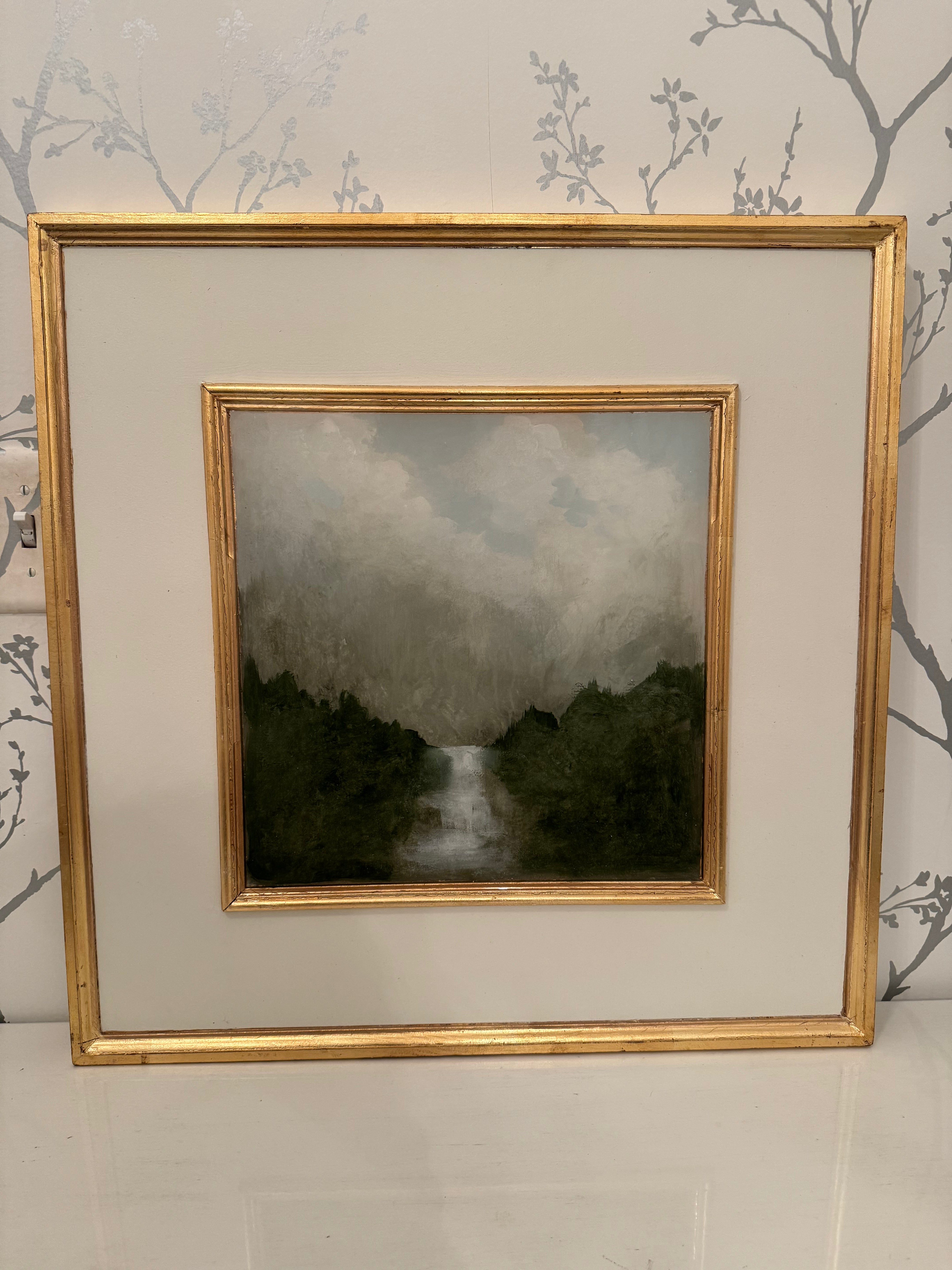Tapestry in Acrylic Landscape Painting