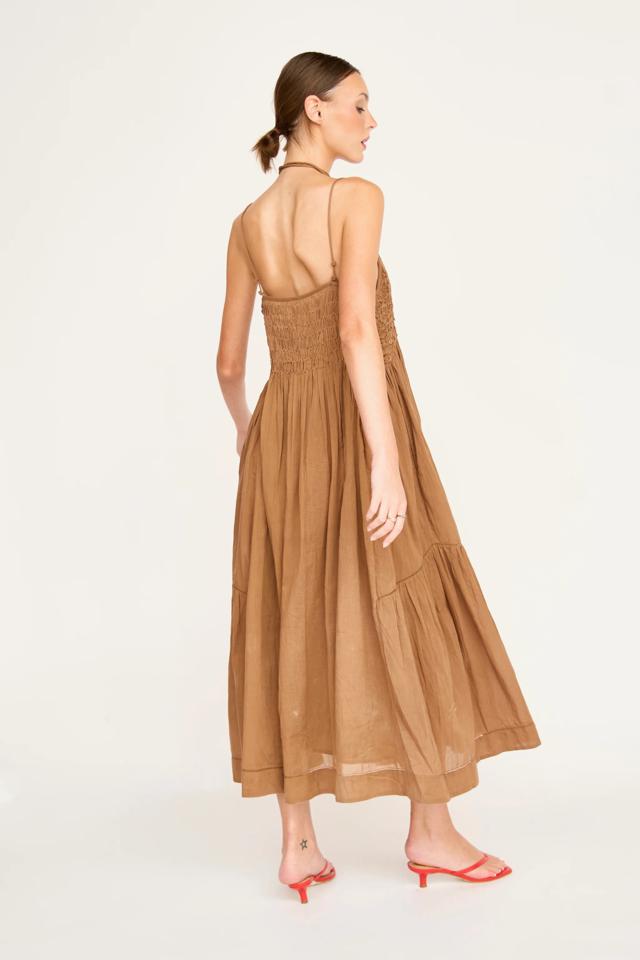 Janeiro Dress in Brownie