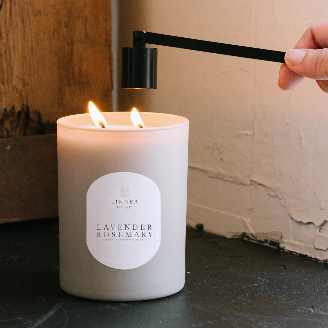 Lavender Rosemary 2 Wick Candle