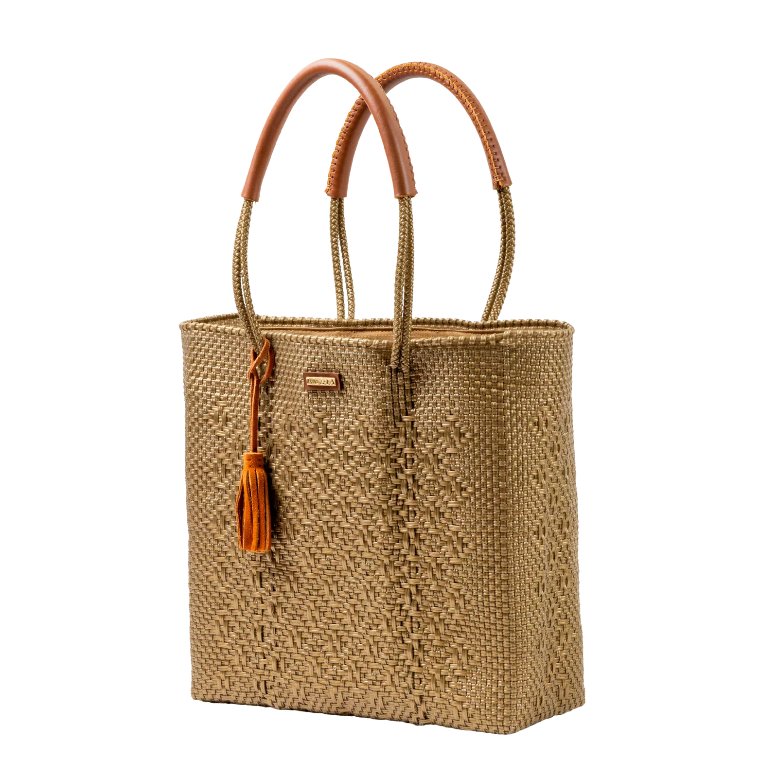 Luzia Shoulder Tote in Gold