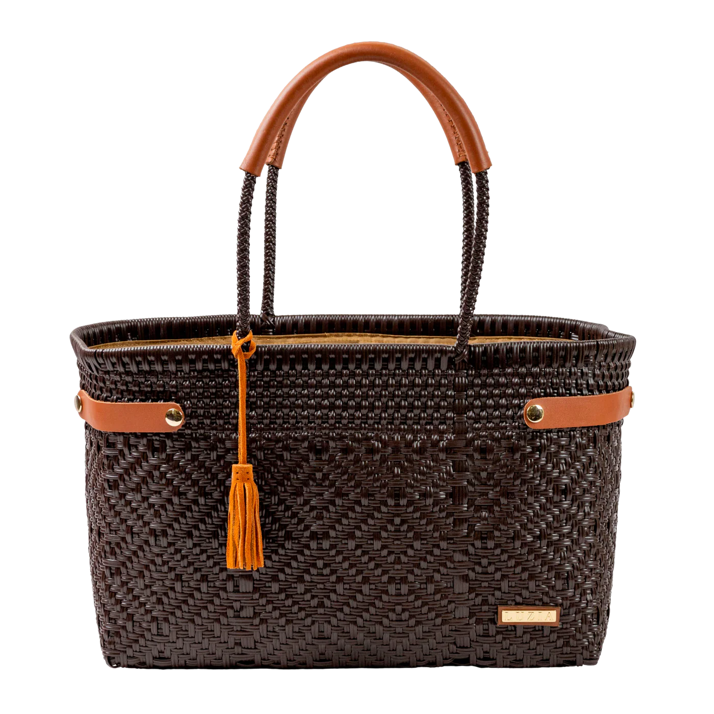 Luzia Open Woven Basket Tote