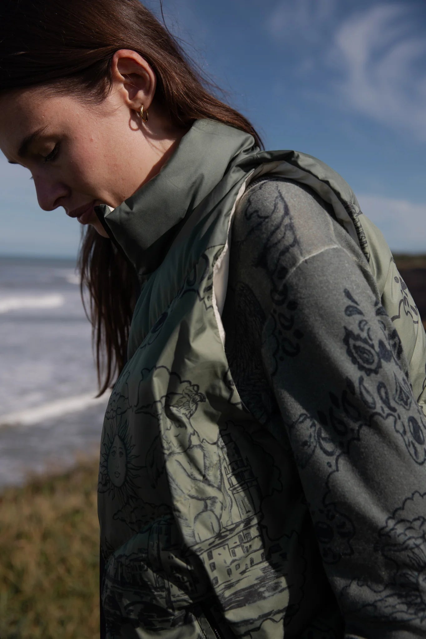 Italian Coast Green Vest