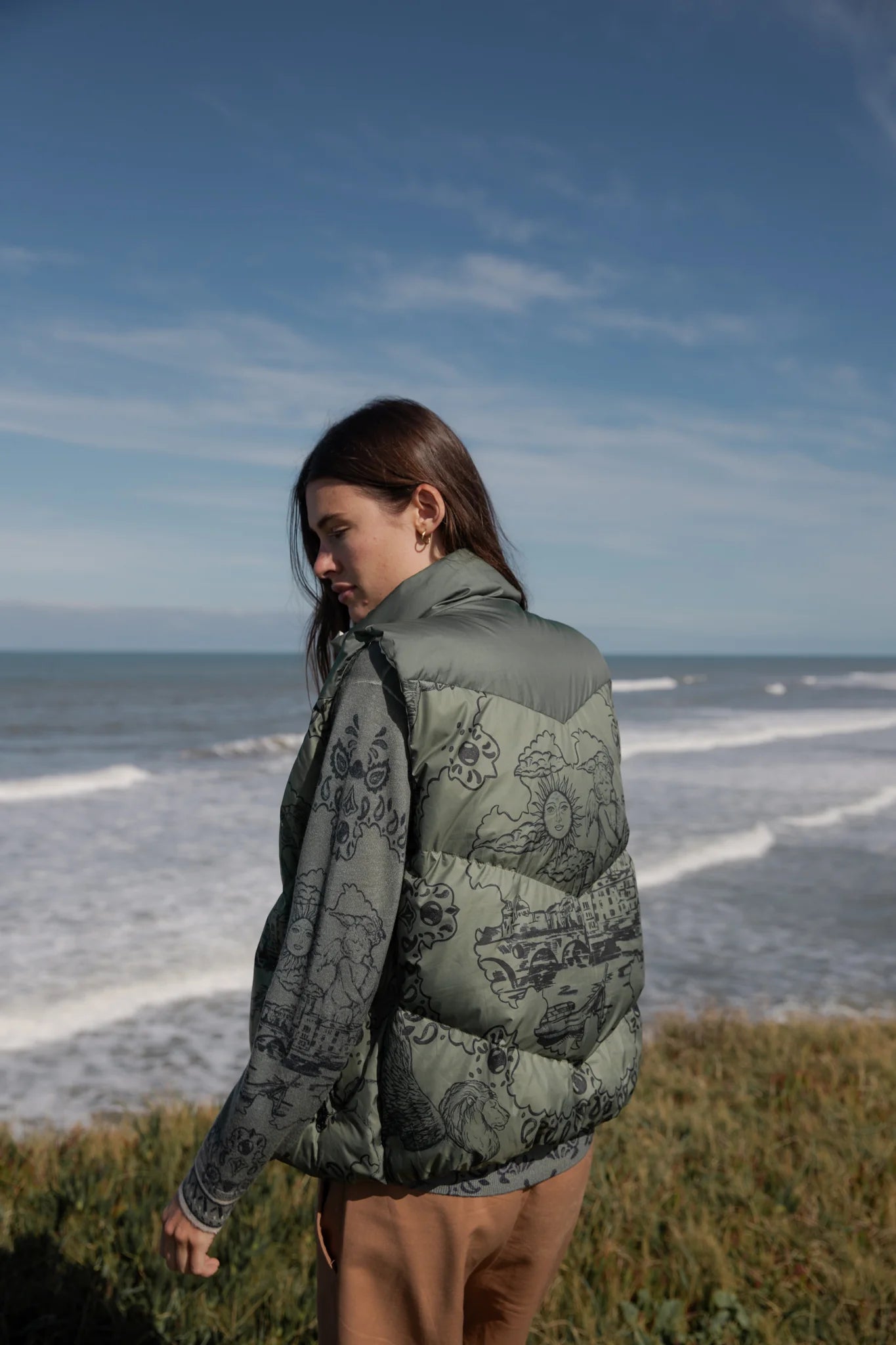 Italian Coast Green Vest