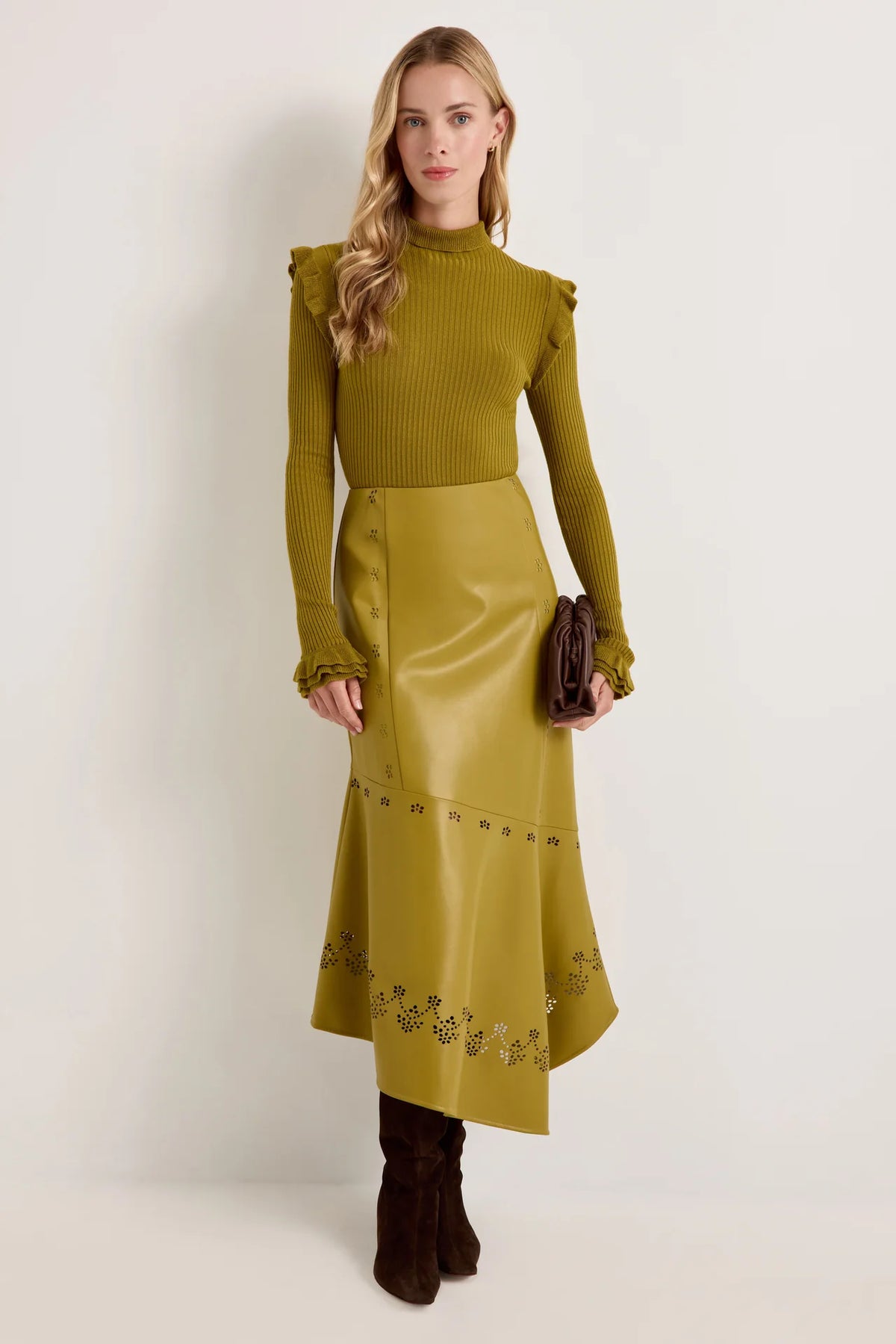 Tinley Turtleneck in Willow