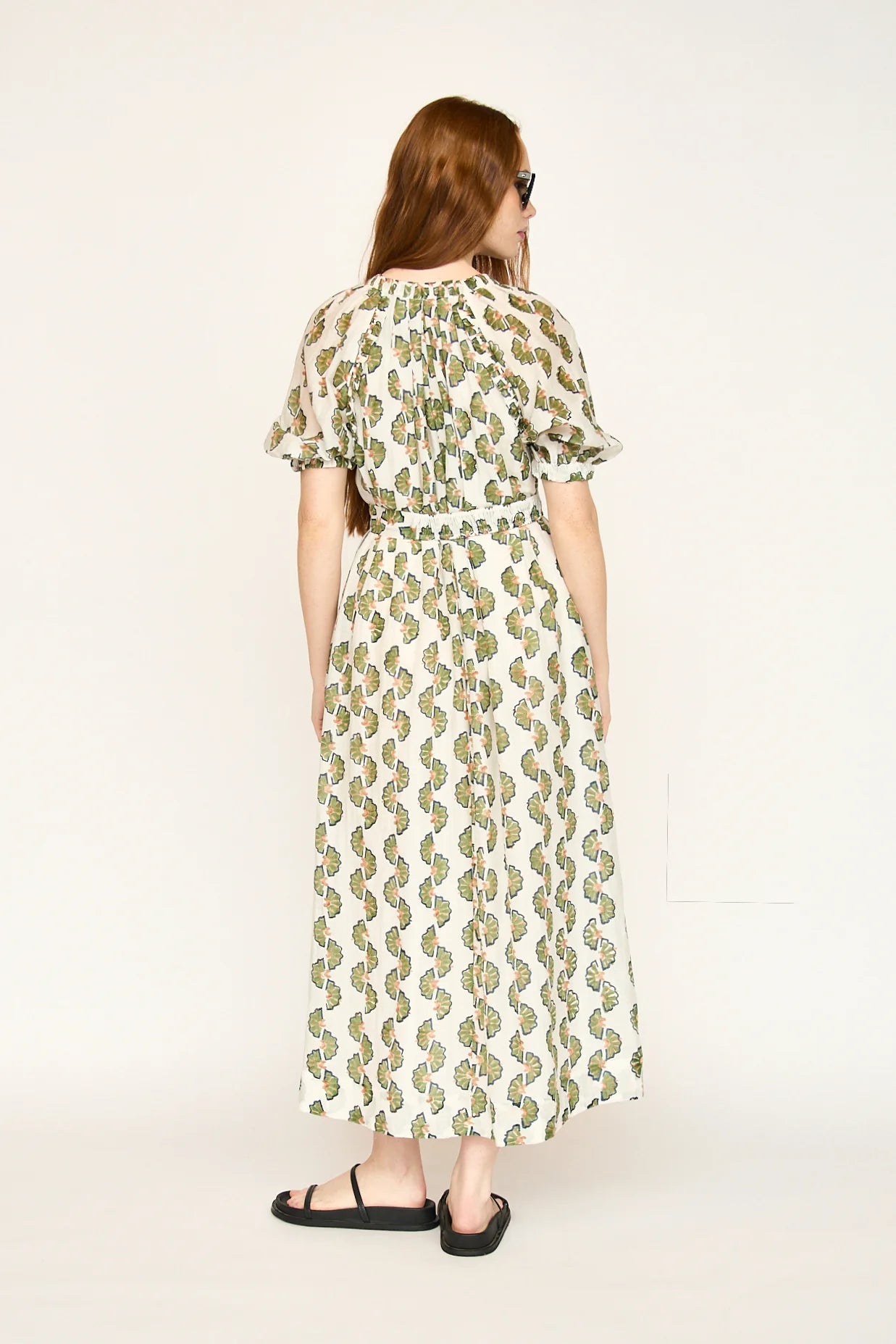 Somerset Dress In Dill Orchard