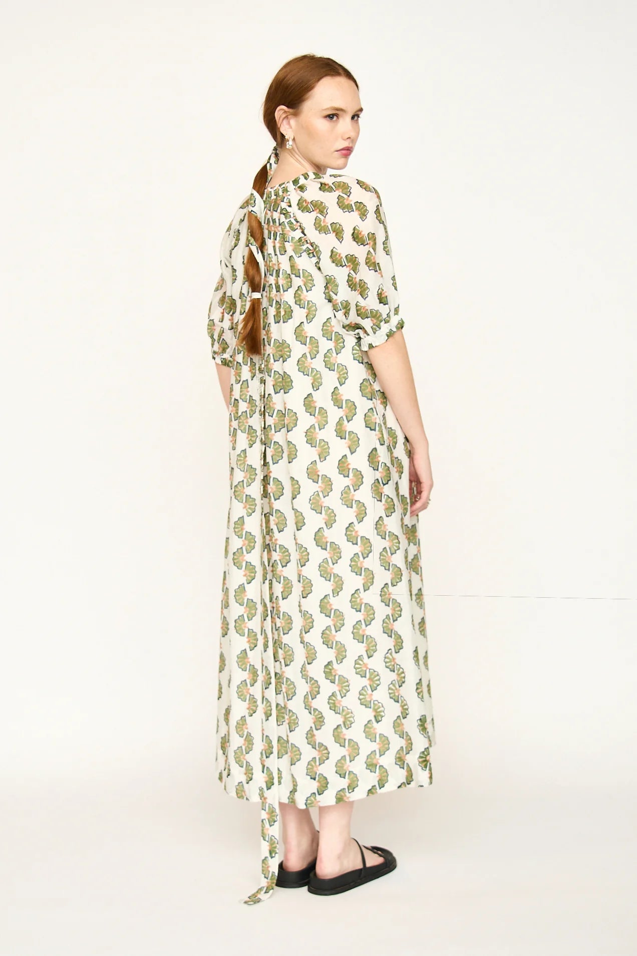 Somerset Dress In Dill Orchard