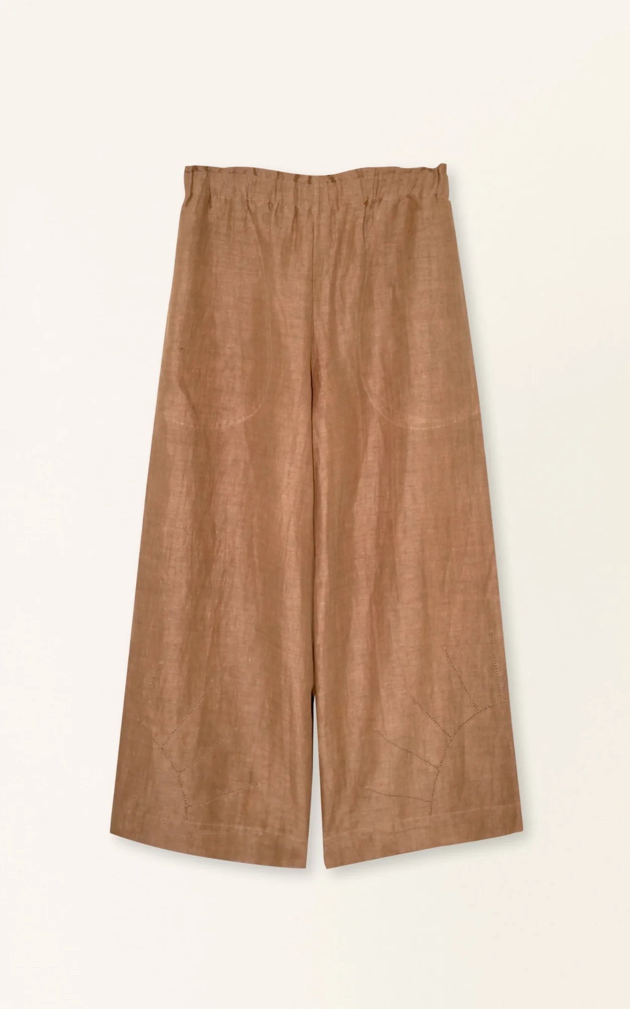Mirth Pant in Brownie Linen