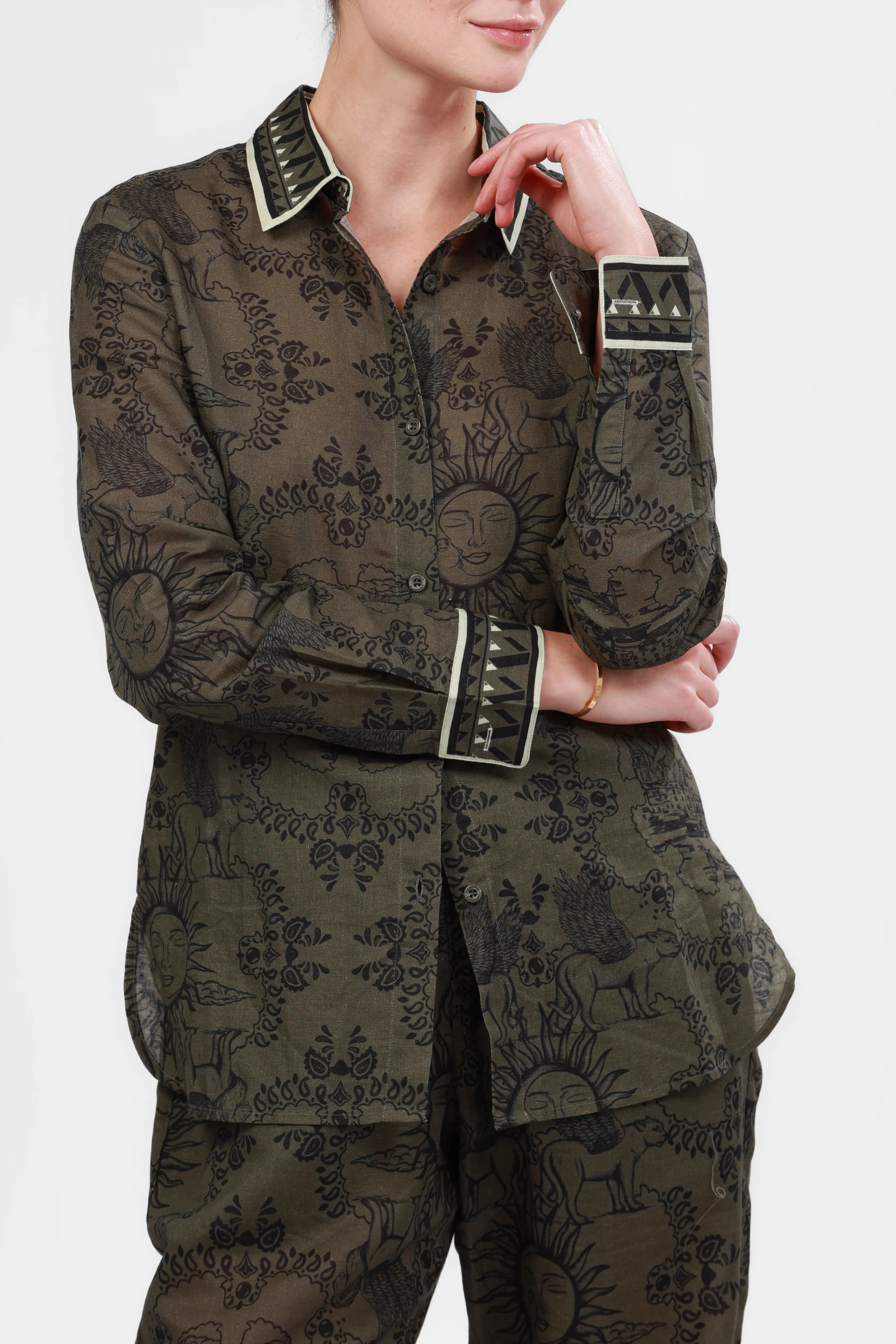 Italian Coast Green Shirt