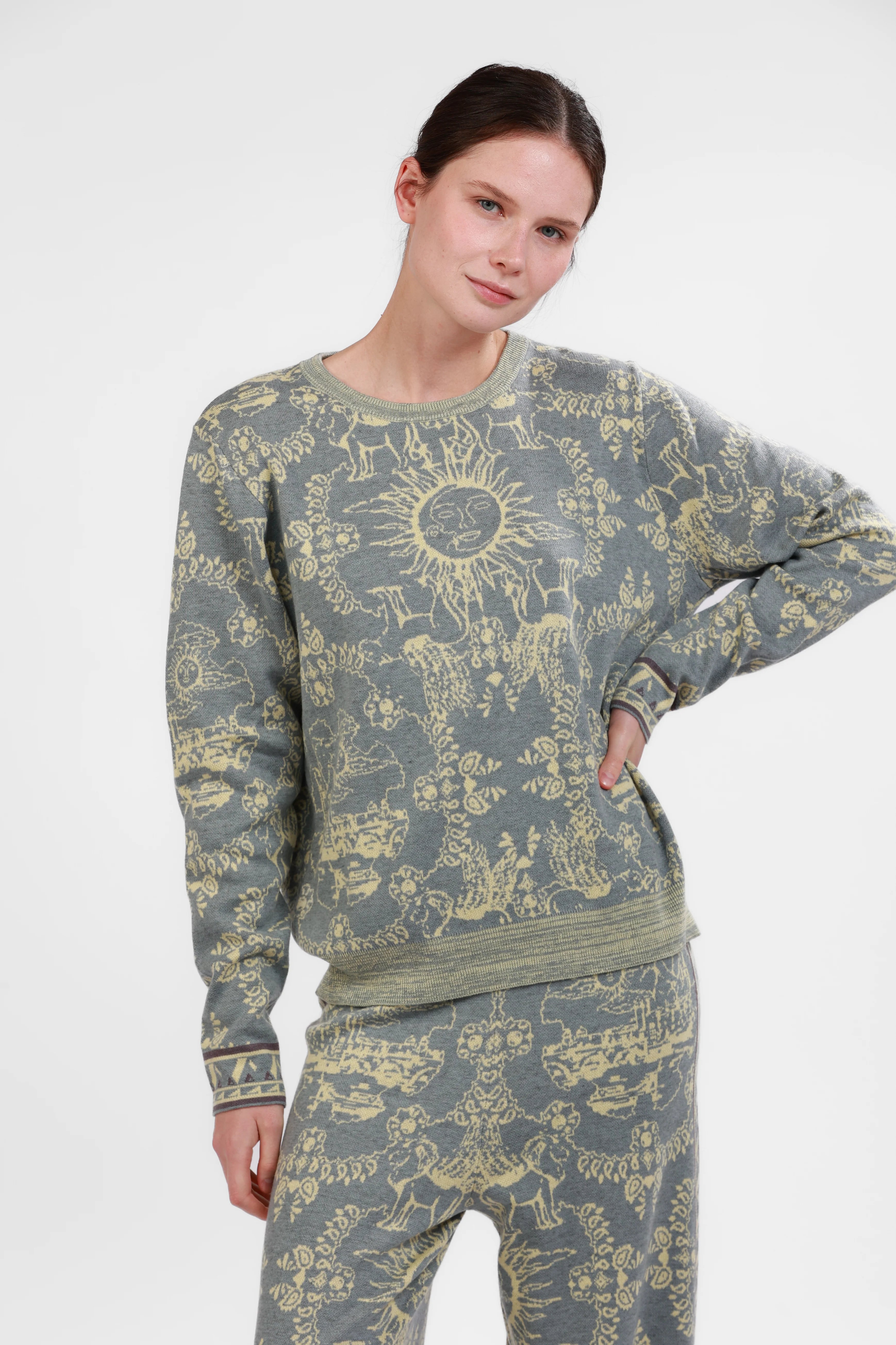 Italian Coast Grey Sweater