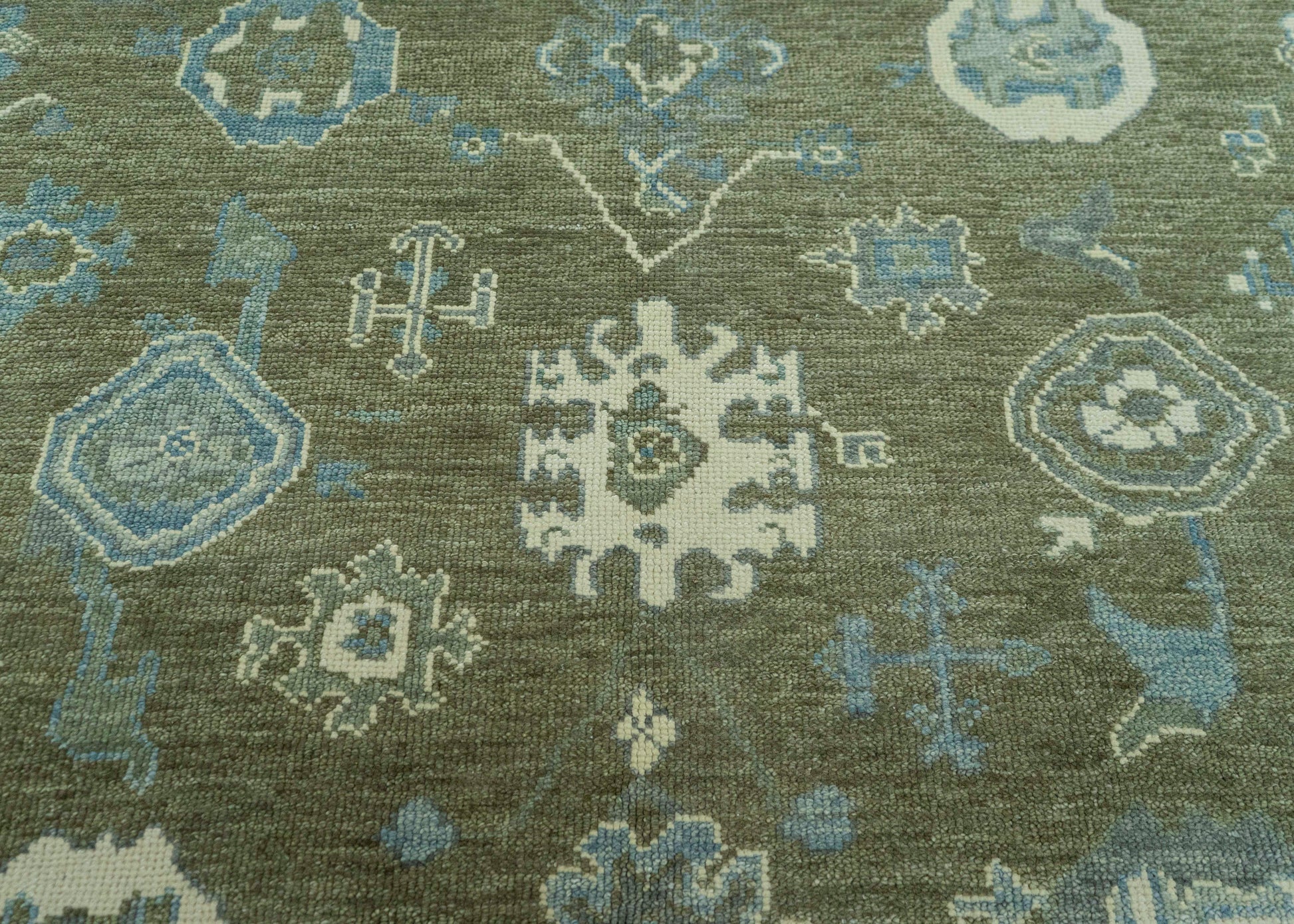 Turkish Oushak Rug 8'7" x 11'5"