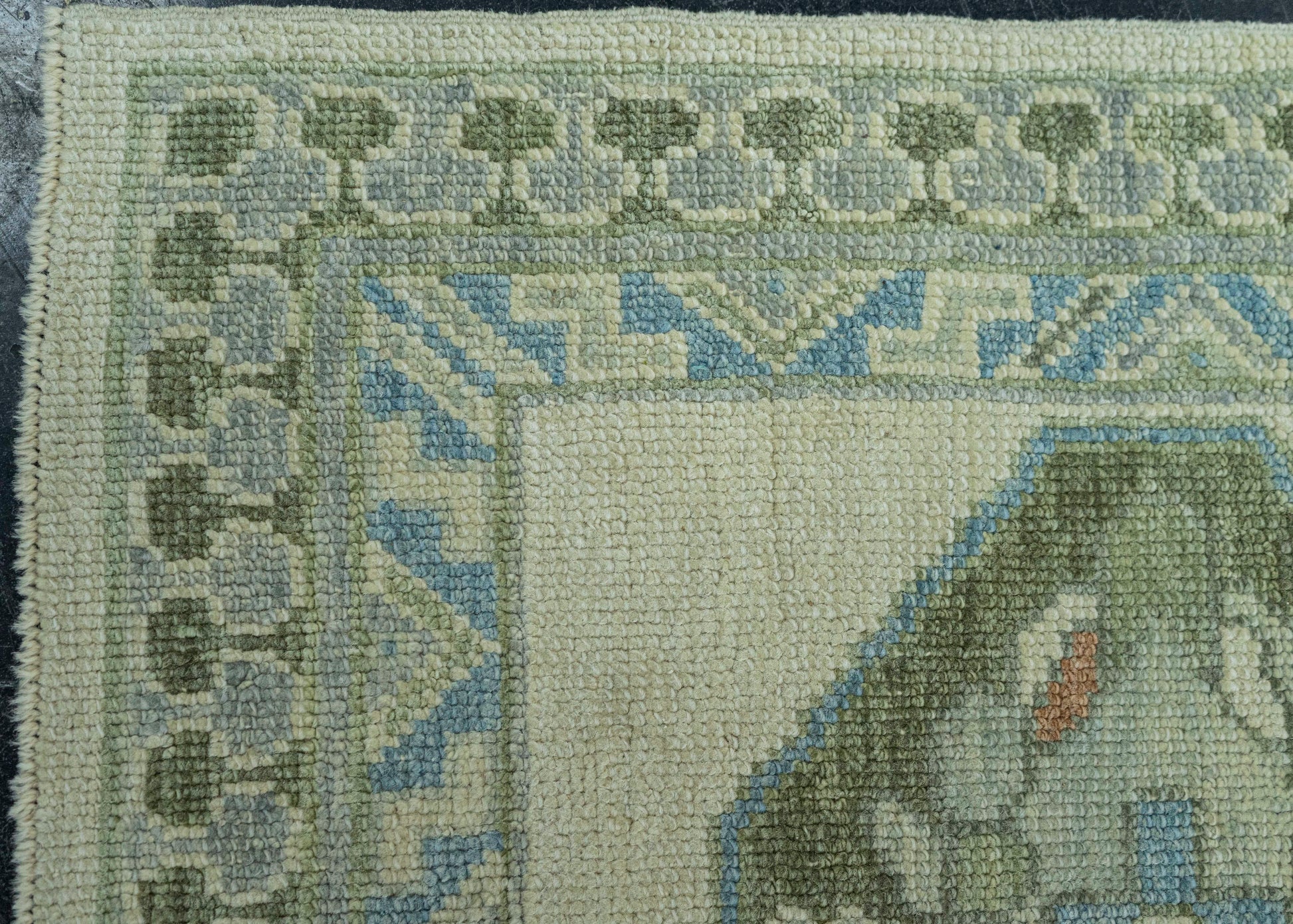 Turkish Oushak Runner 2'7" x 10'8"