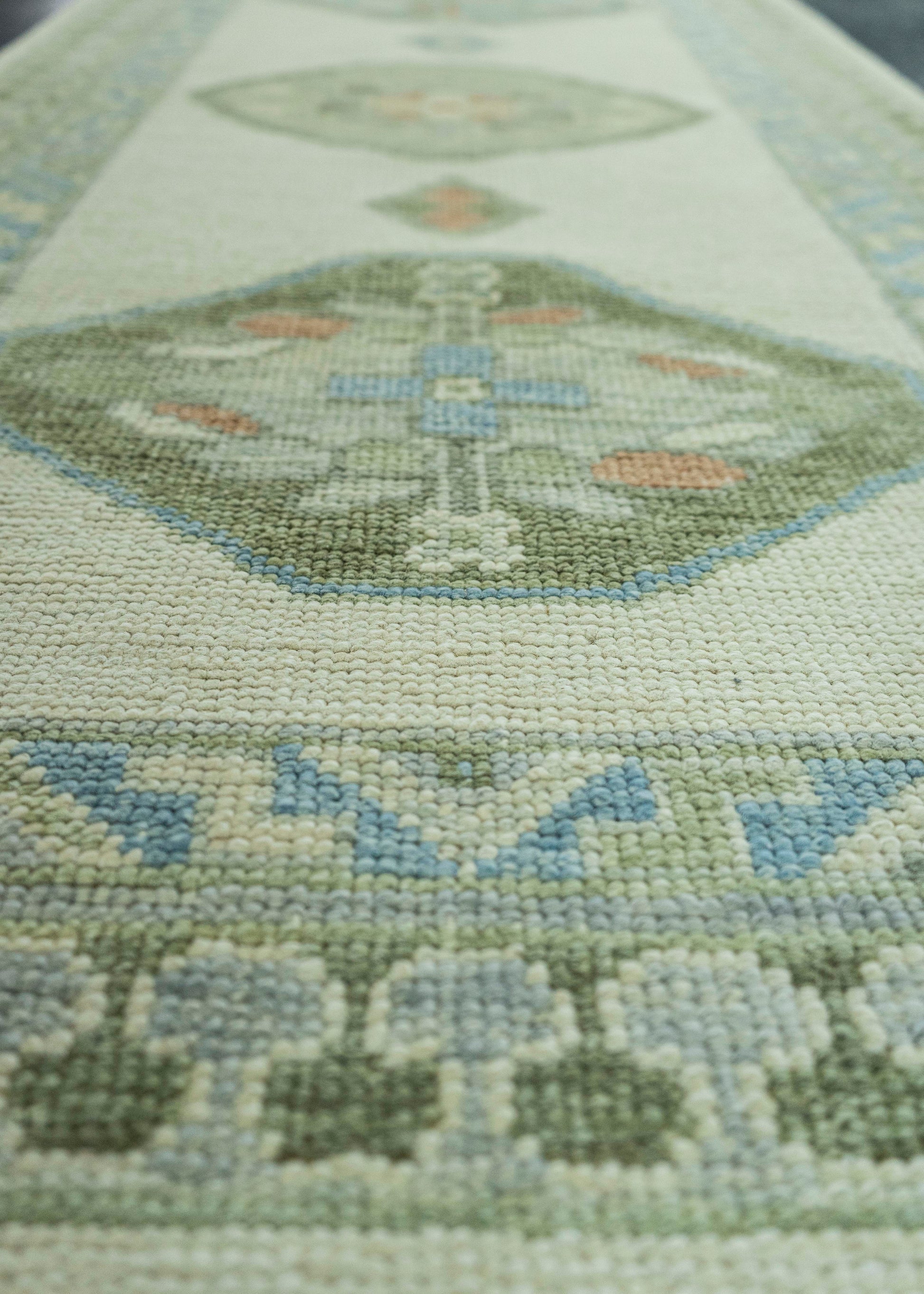 Turkish Oushak Runner 2'7" x 10'8"