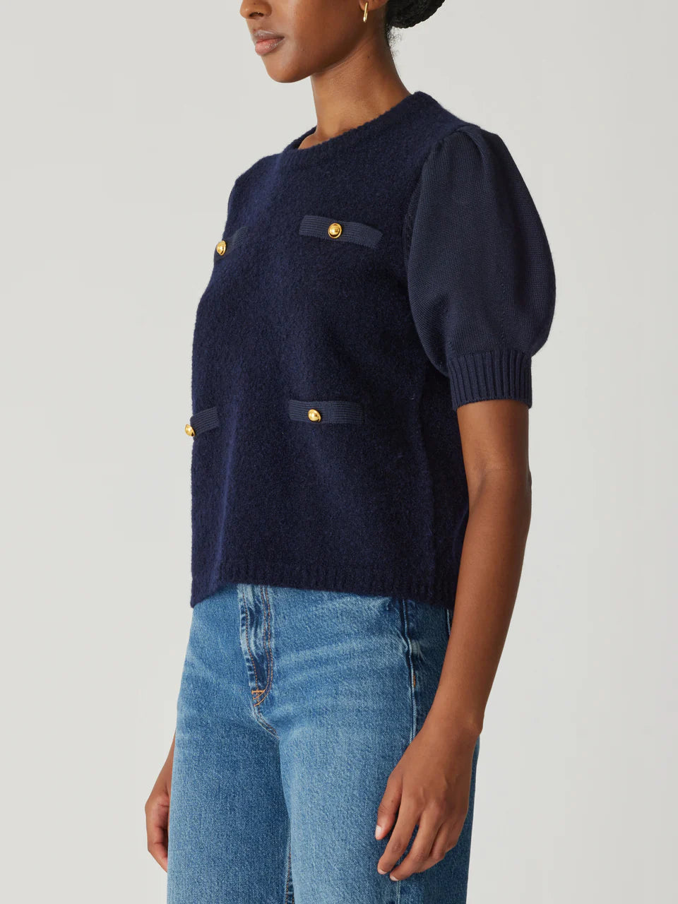 Boucle Texture Lady Top