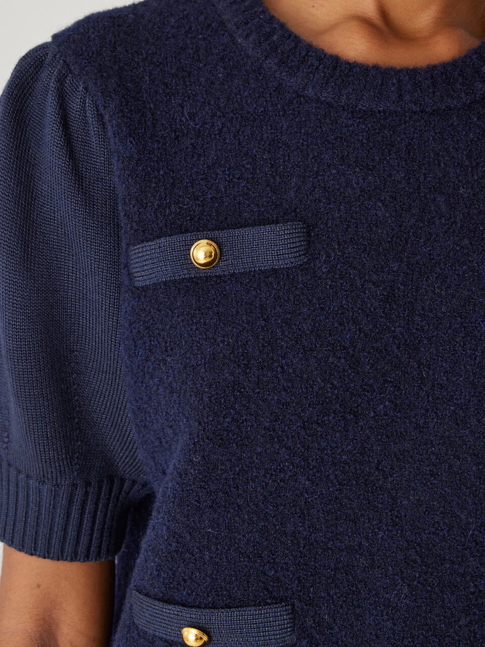 Boucle Texture Lady Top