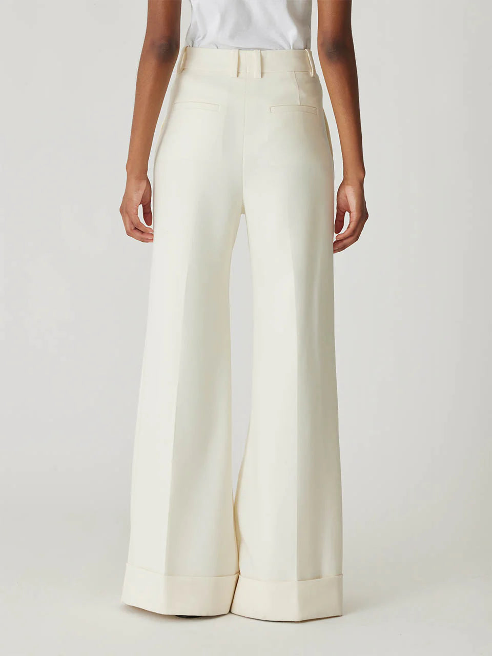 Refined Suiting Wide-Leg Trouser