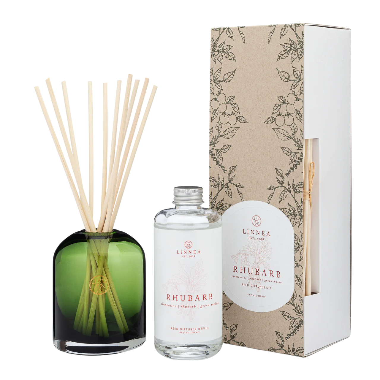Rhubarb Diffuser Set