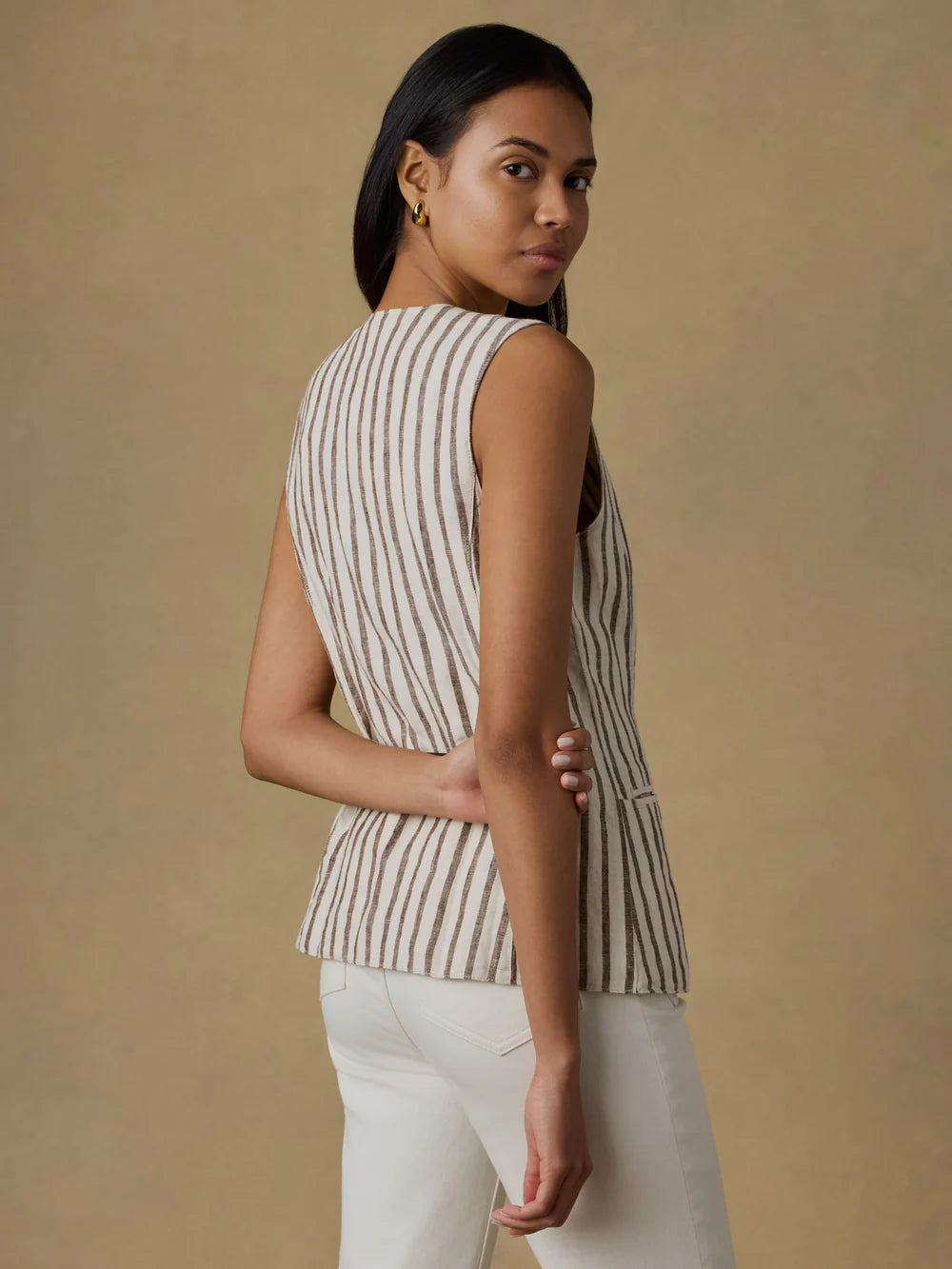 Sun Strider Linen Vest
