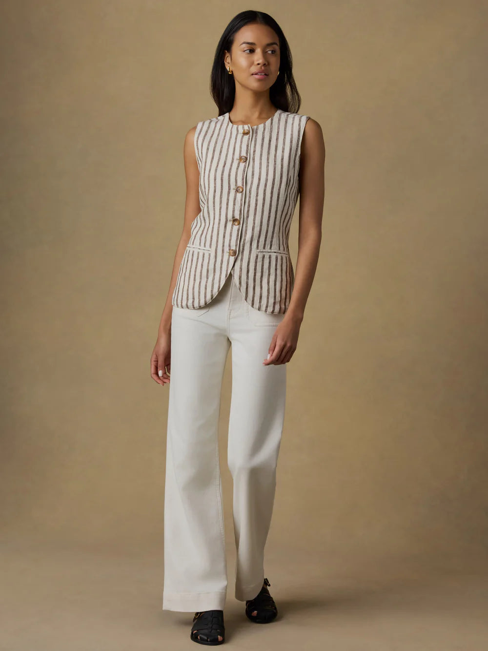 Sun Strider Linen Vest