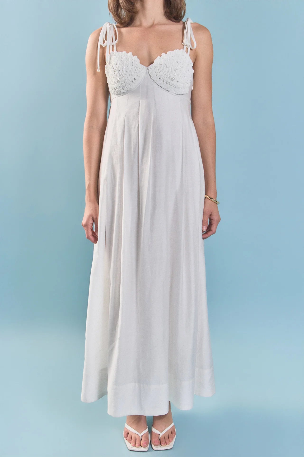Pearl Seashell Maxi Dress