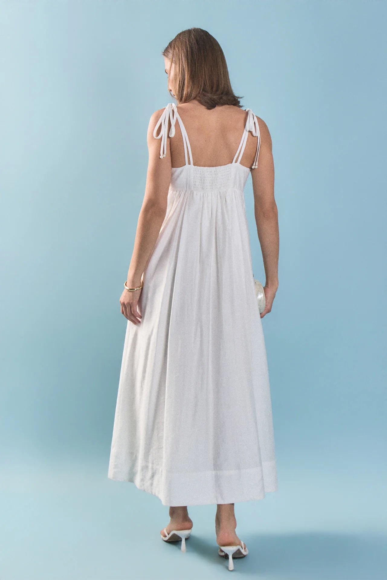 Pearl Seashell Maxi Dress