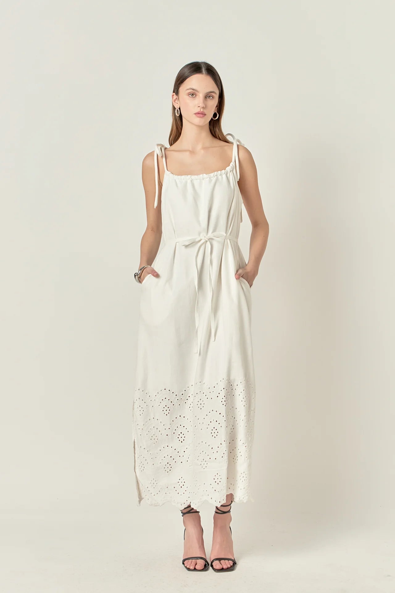 Linen Sleeveless Dress