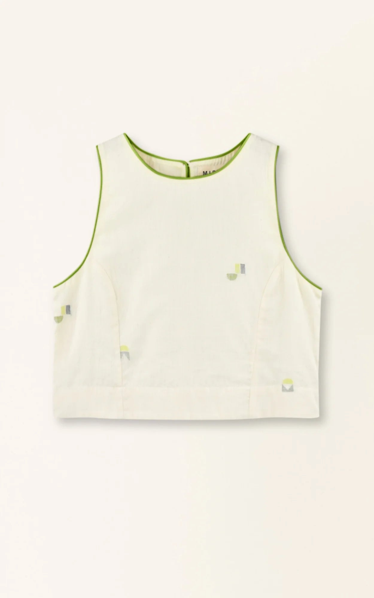 Santanyi Tank in Lime Jamadani