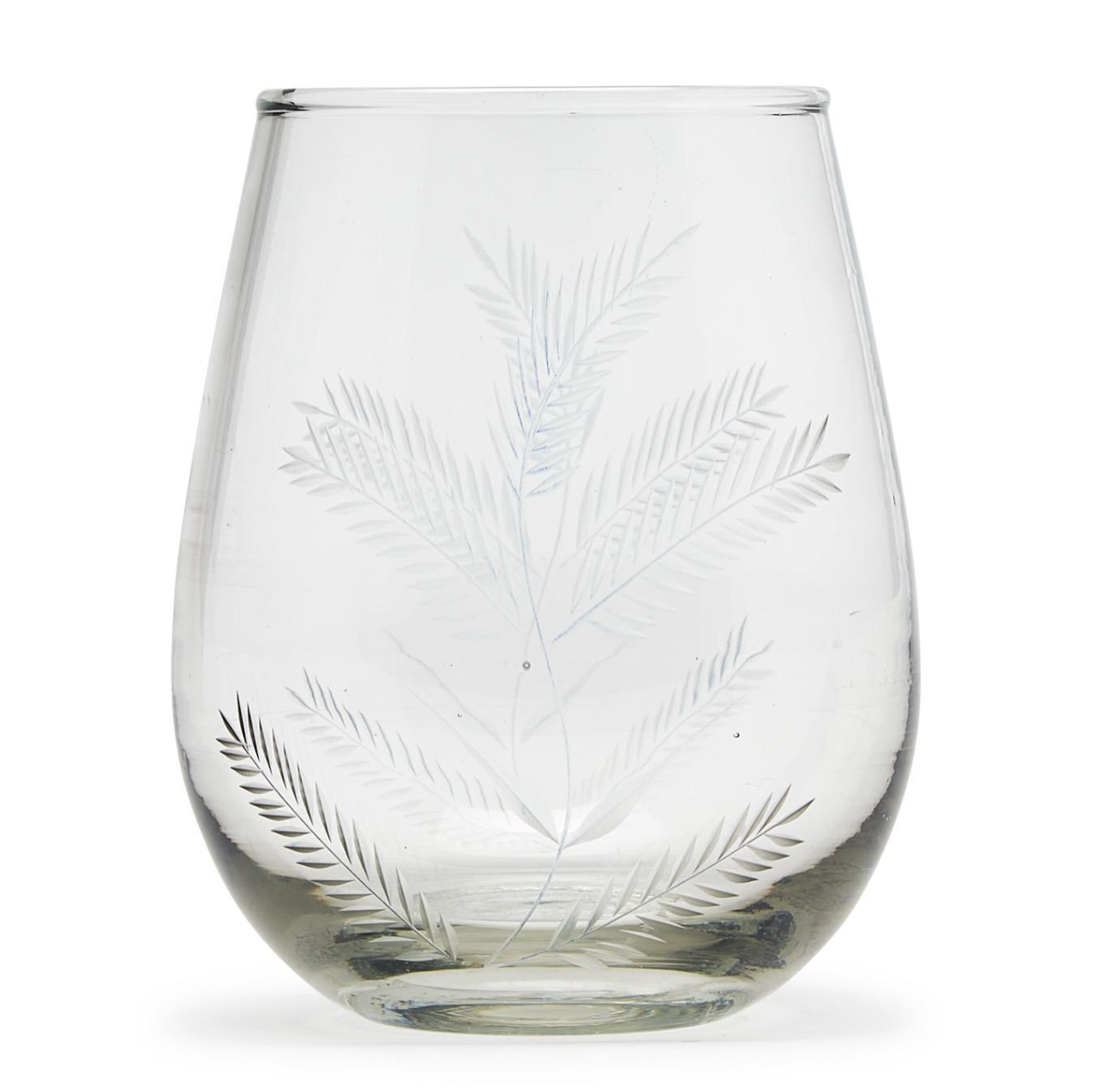 Fern Stemless Wine Glass, Set of 4