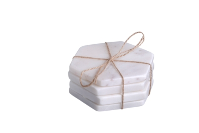 Set of 4 Marble Coasters