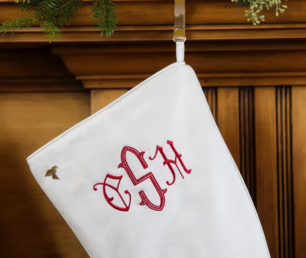 Ivory Christmas Stocking