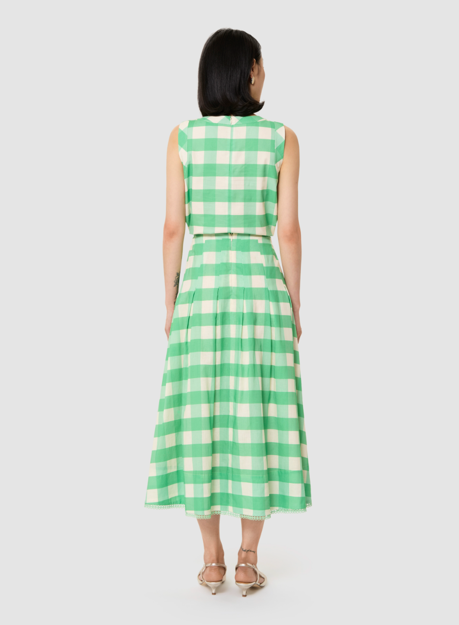 Javoue Gingham Skirt