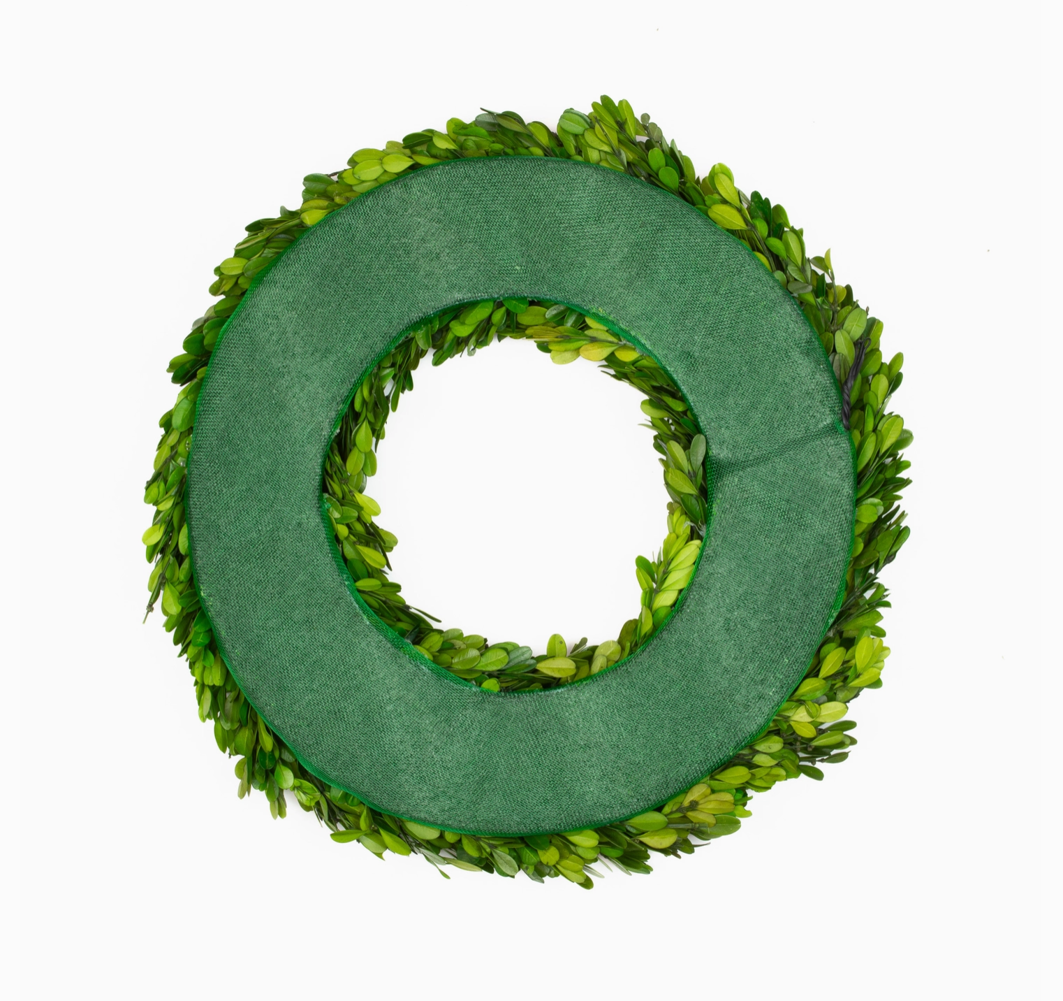 Preserved Boxwood Country Manor Wreath - 16 Inch