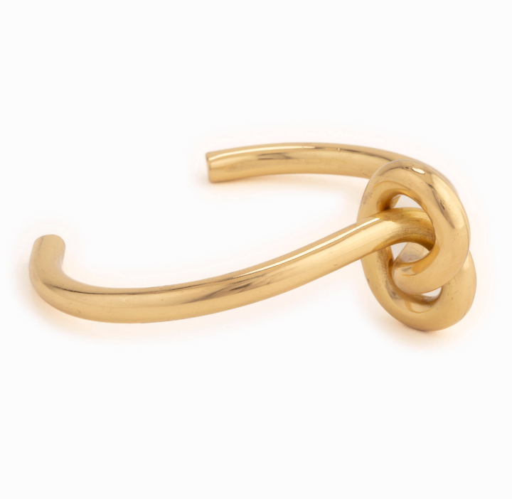 Brass Knot Cuff