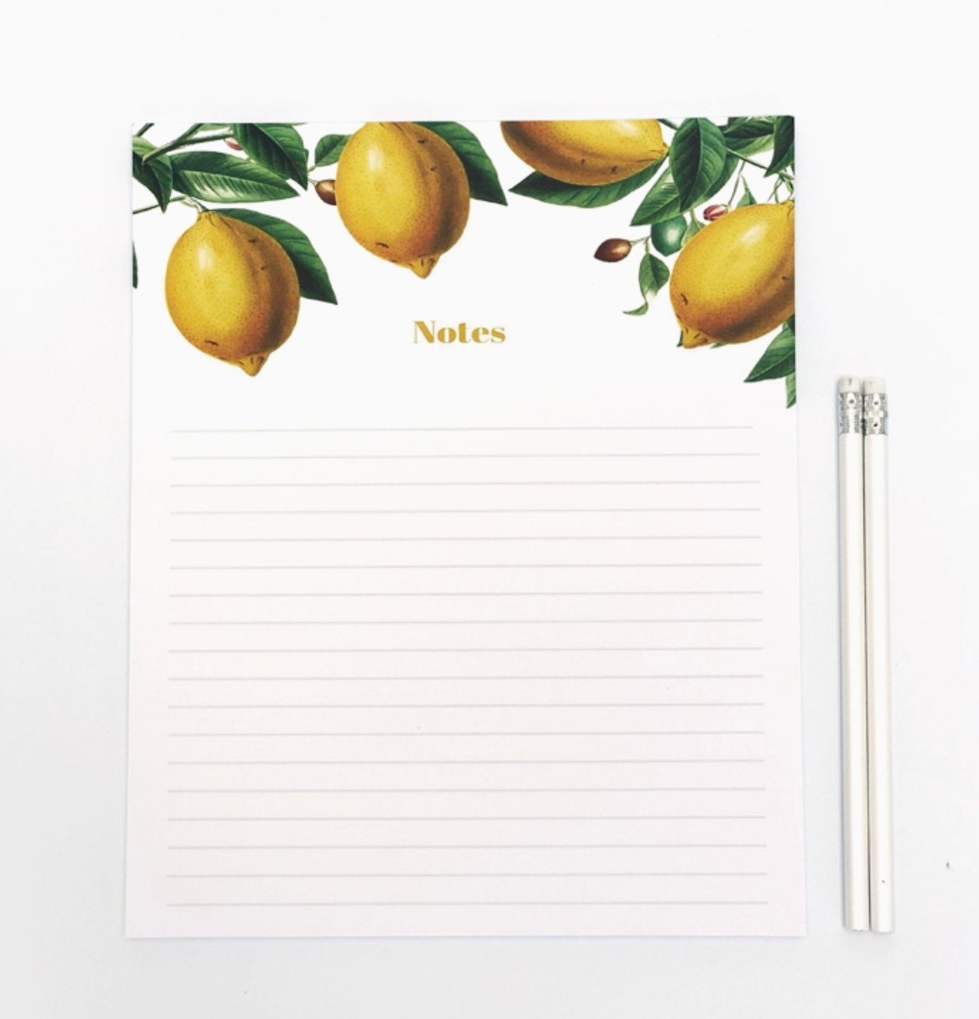 Large Lemon Notepad