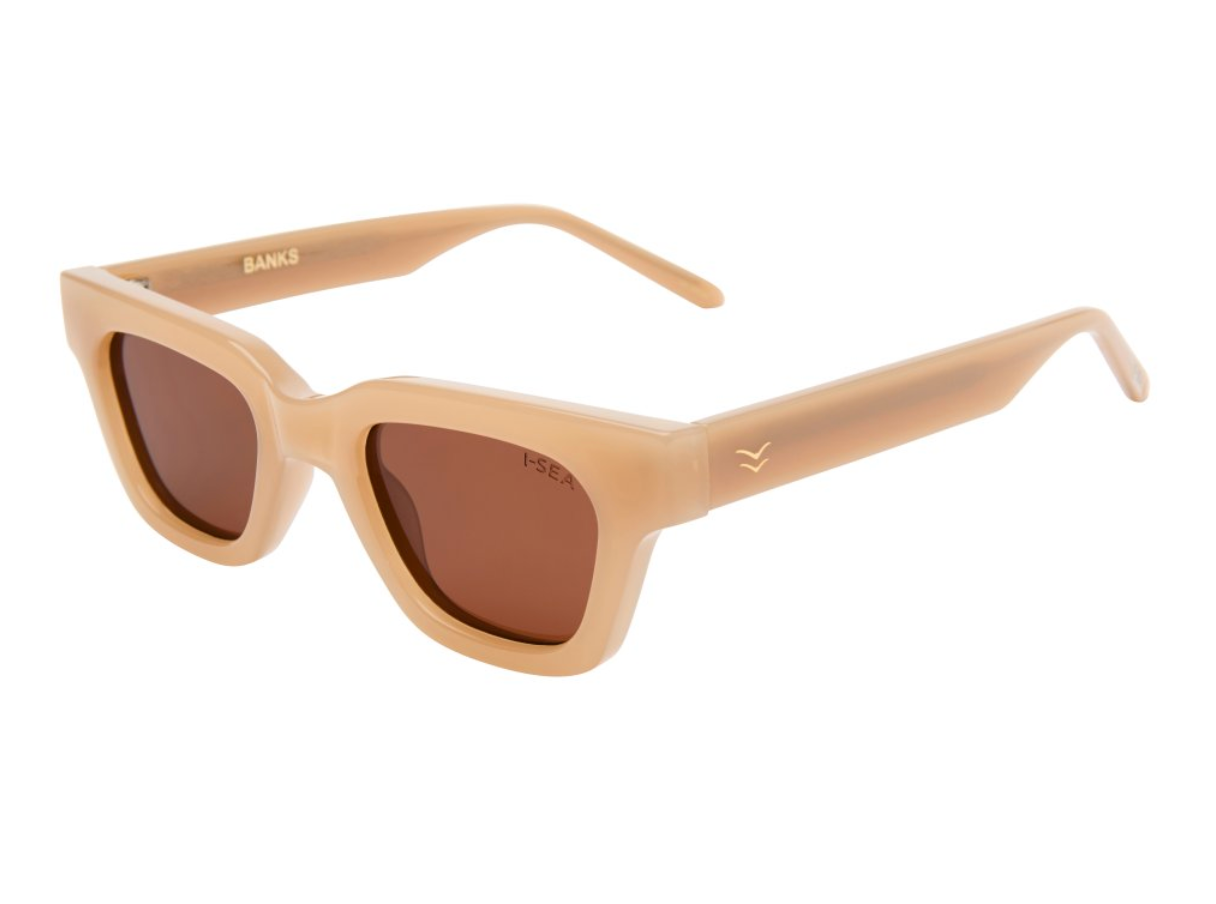 Banks Vanilla/Brown Sunglasses