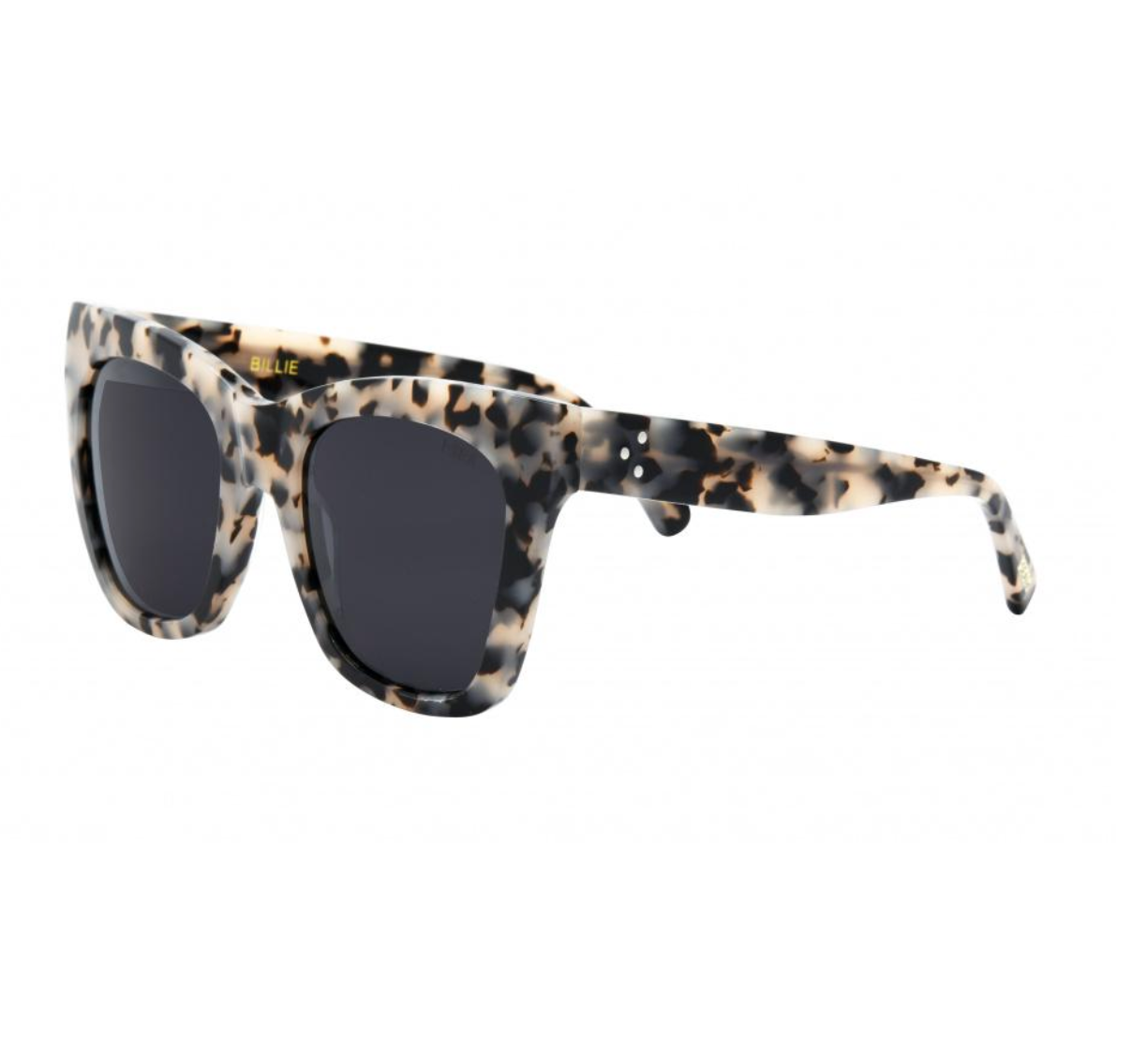 Billie Snow Tort/Smoke Sunglasses