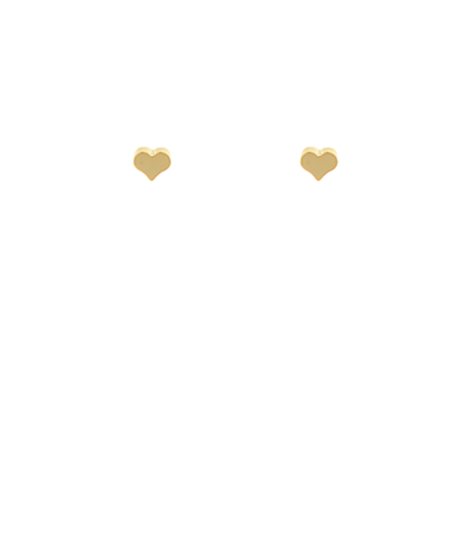 Heart Shaped Metal Studs