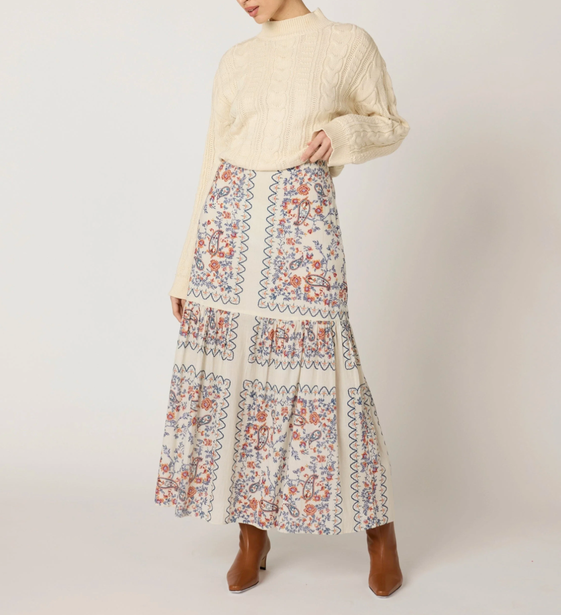 Marjorie Ankle Skirt