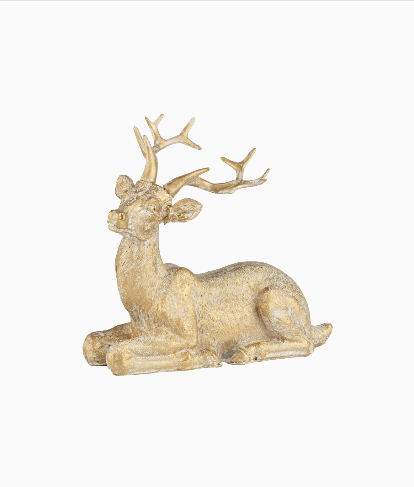 Resin Tabletop Resting Reindeer