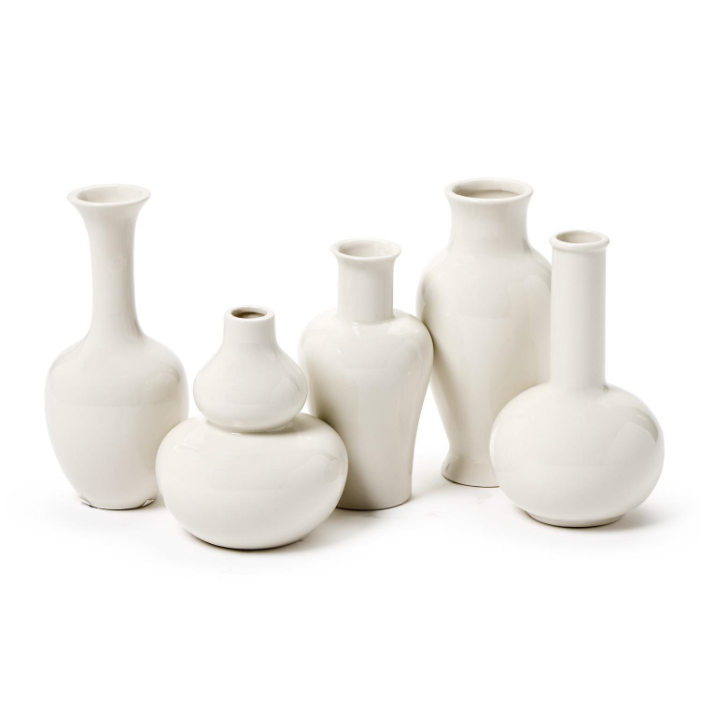 White Porcelain Vases