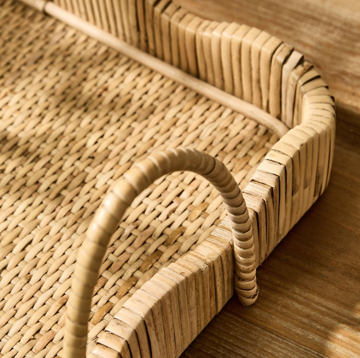 Scalloped Edge Tray with Handles